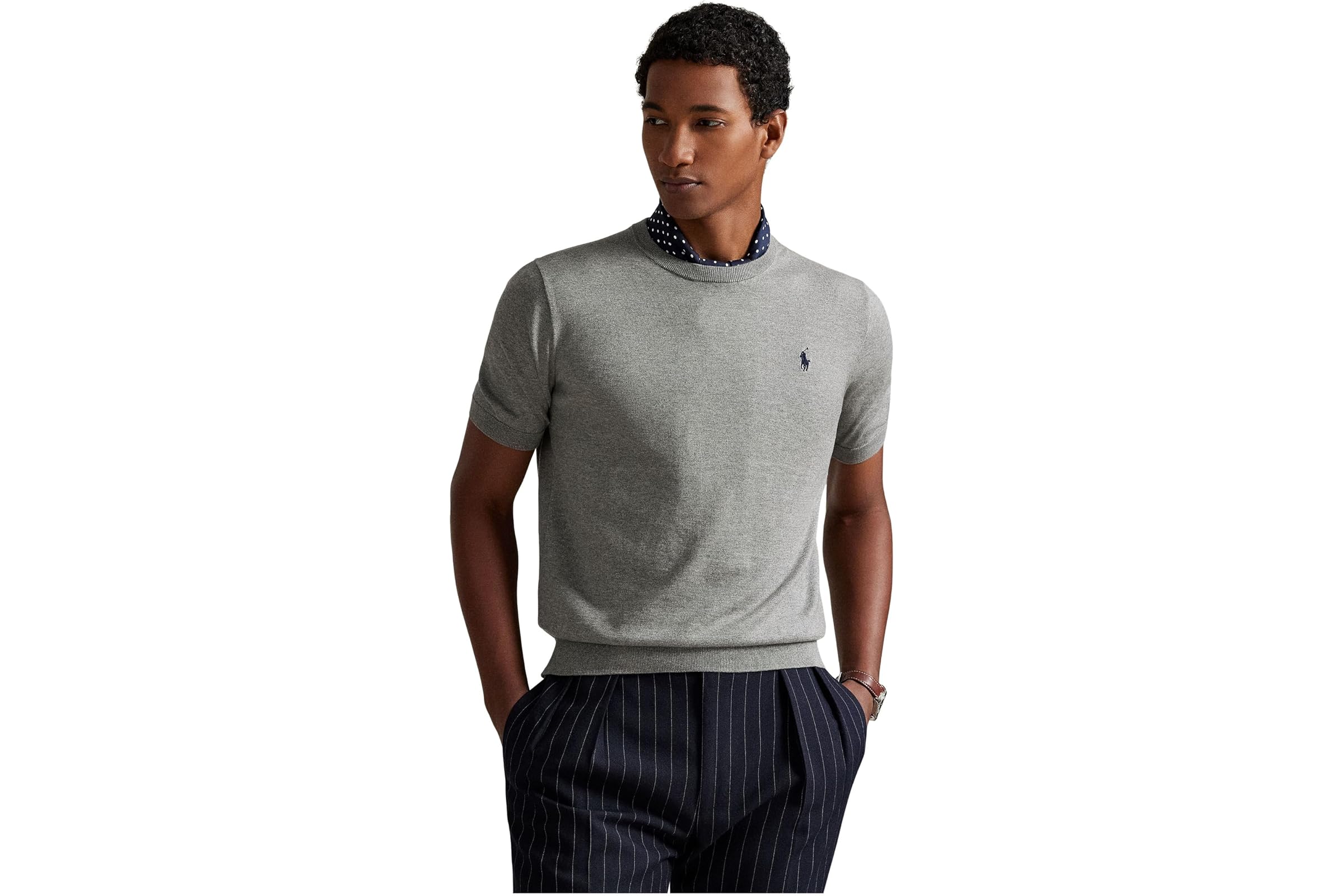 Свитер Polo Ralph Lauren Cotton Crewneck Short-sleeve Sweater 17190₽