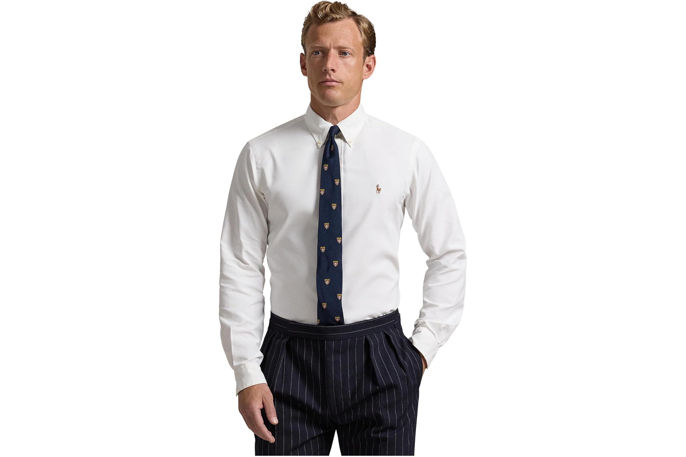 Мужская рубашка Polo Ralph Lauren Classic Fit Performance Oxford Shirt 15990₽