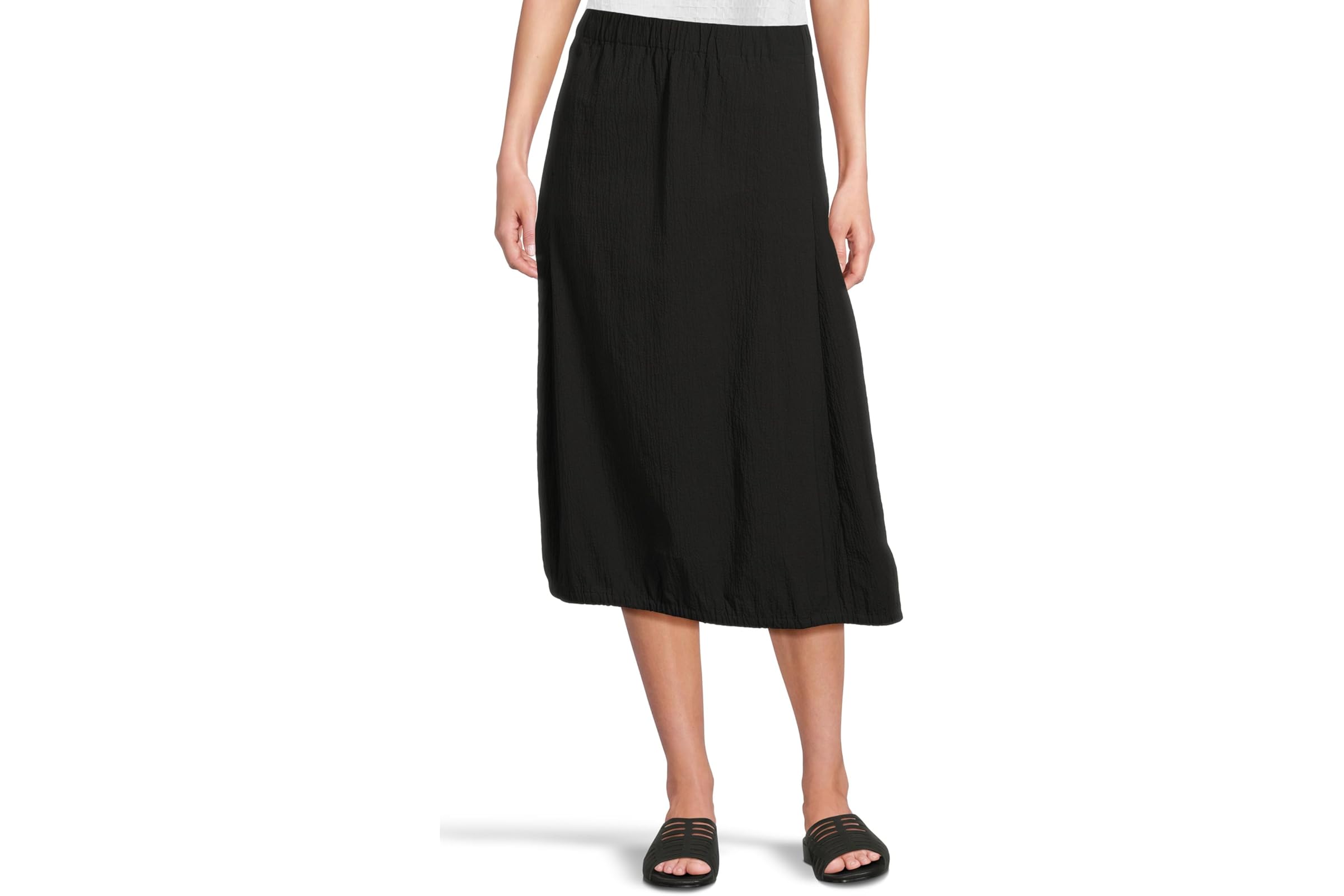 Юбка Eileen Fisher Organic Cotton Pucker Calf Length Lantern Skirt 24890₽