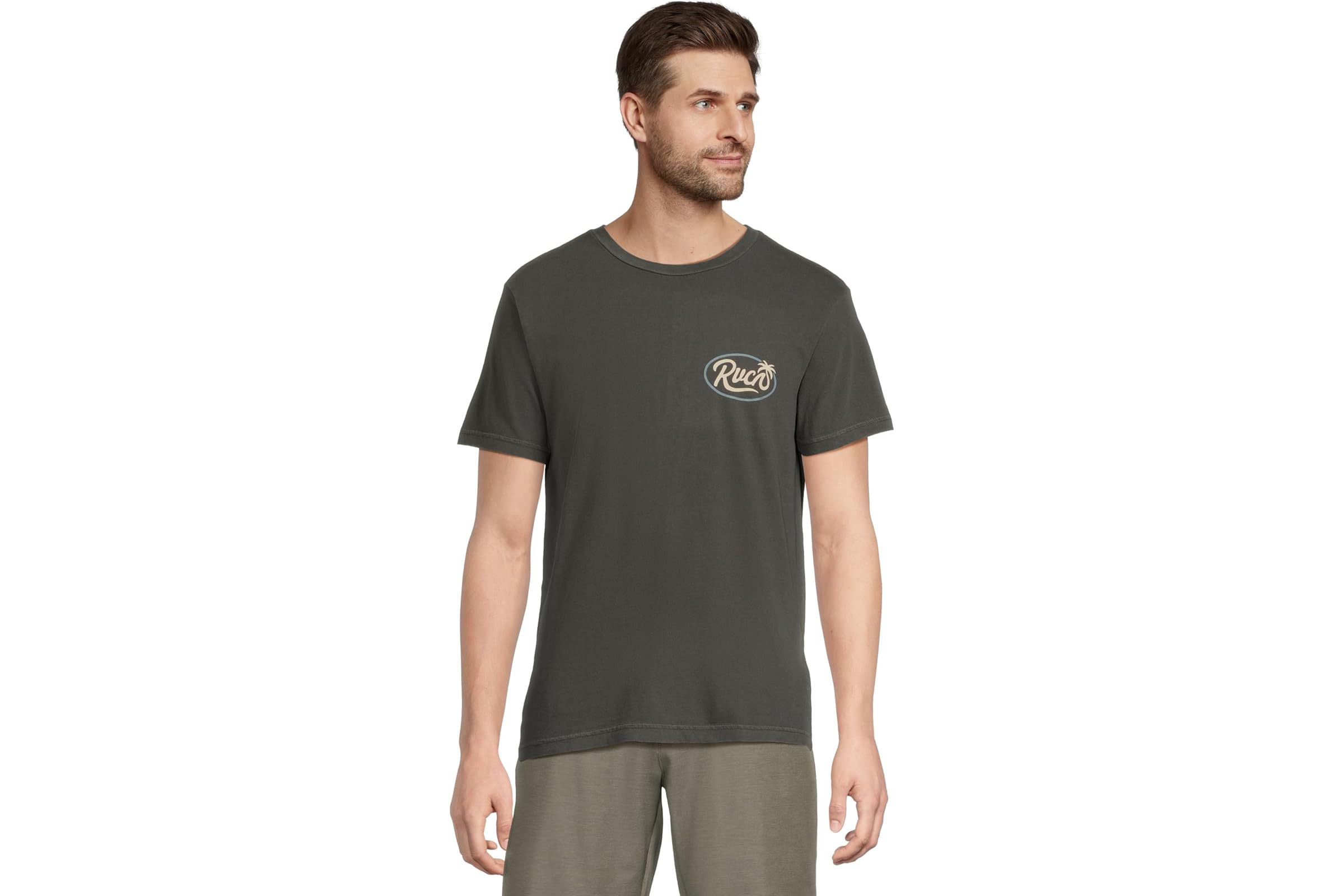 Мужская рубашка RVCA Frond Script Short Sleeve 3790₽