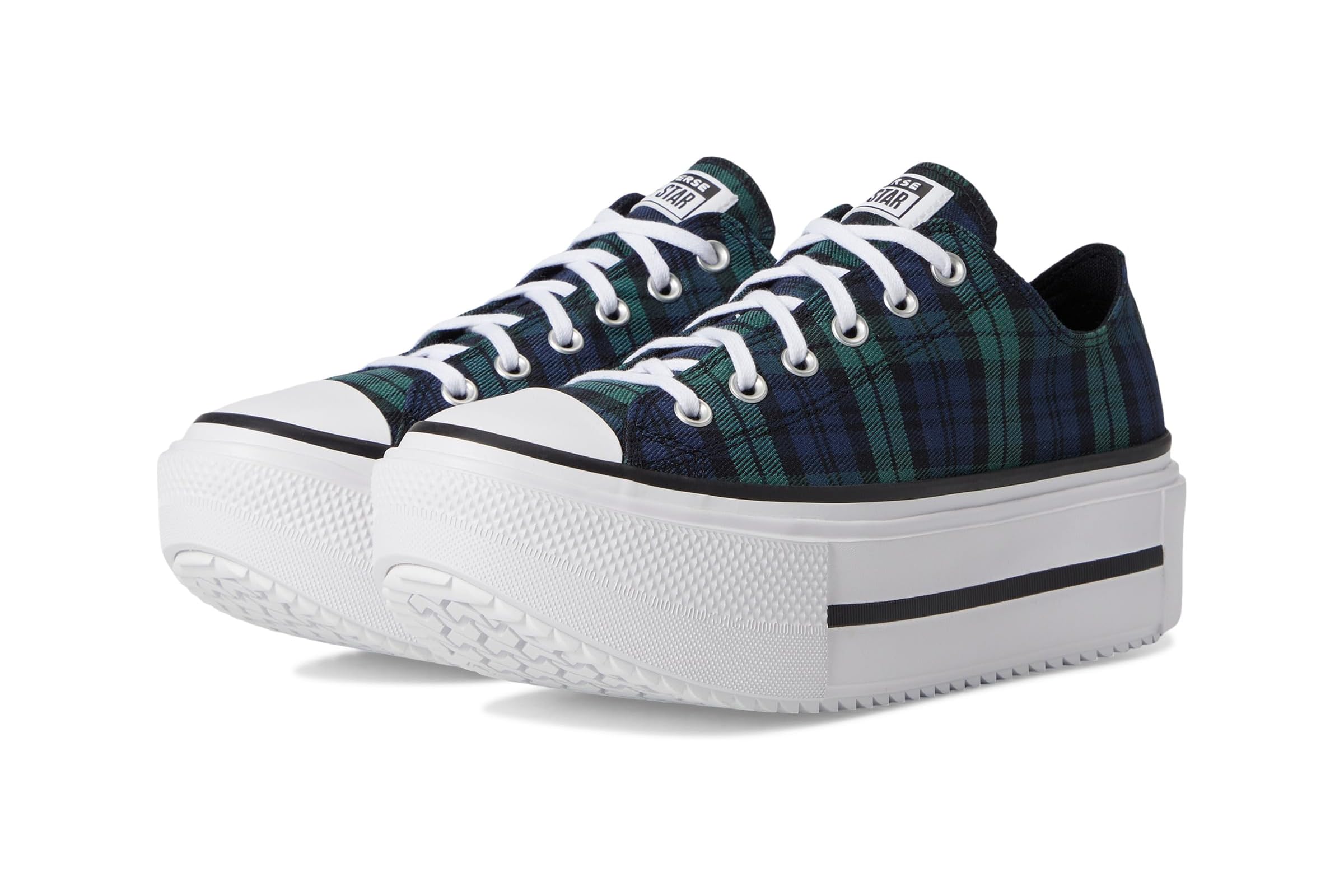 Converse Chuck Taylor All Star Lift Double Stack Platform Plaid 12690₽