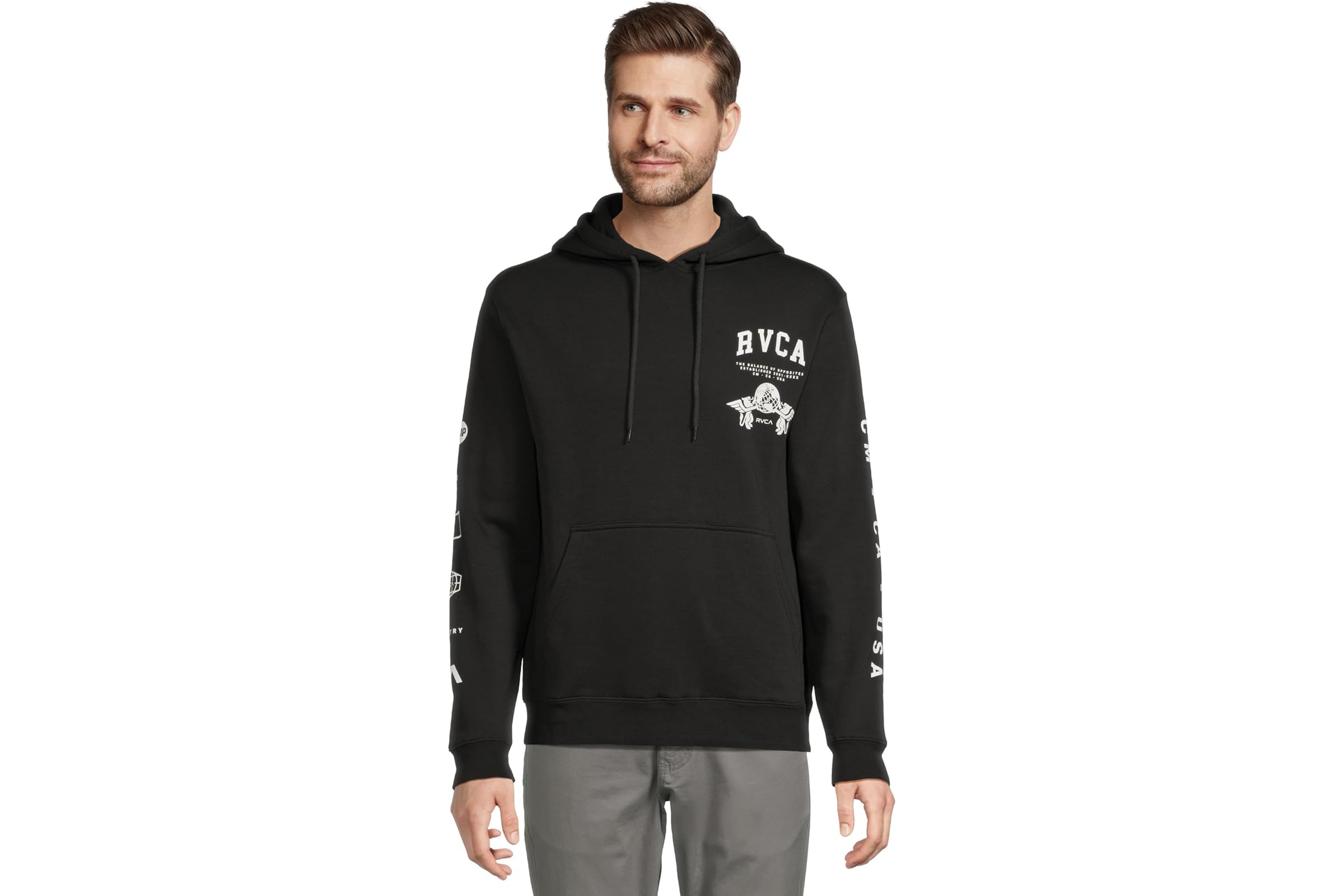 Мужская толстовка RVCA Global Rank Hoodie 8490₽