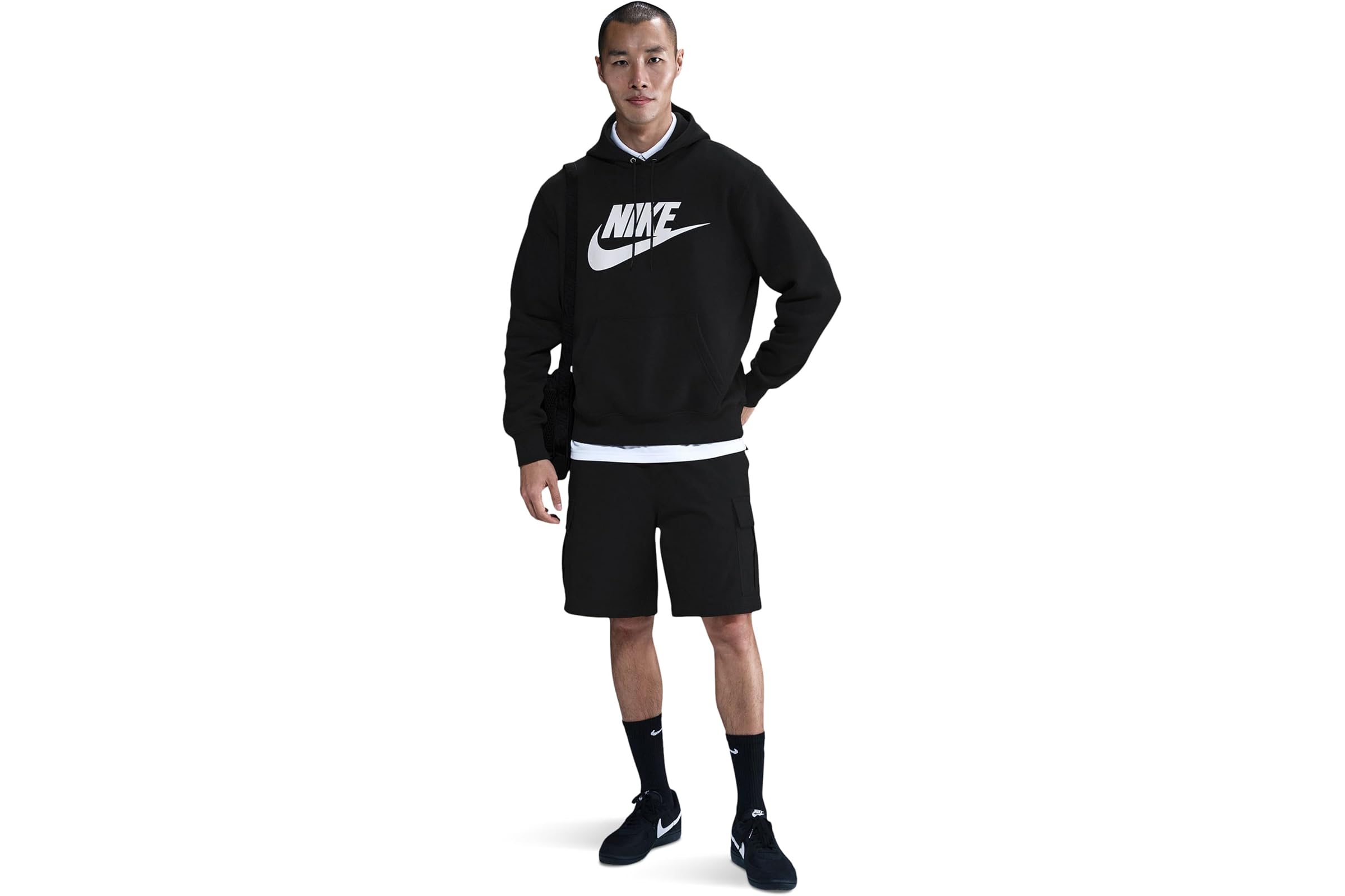 Мужская толстовка Nike Club Pull-over Fleece Hoodie 13990₽