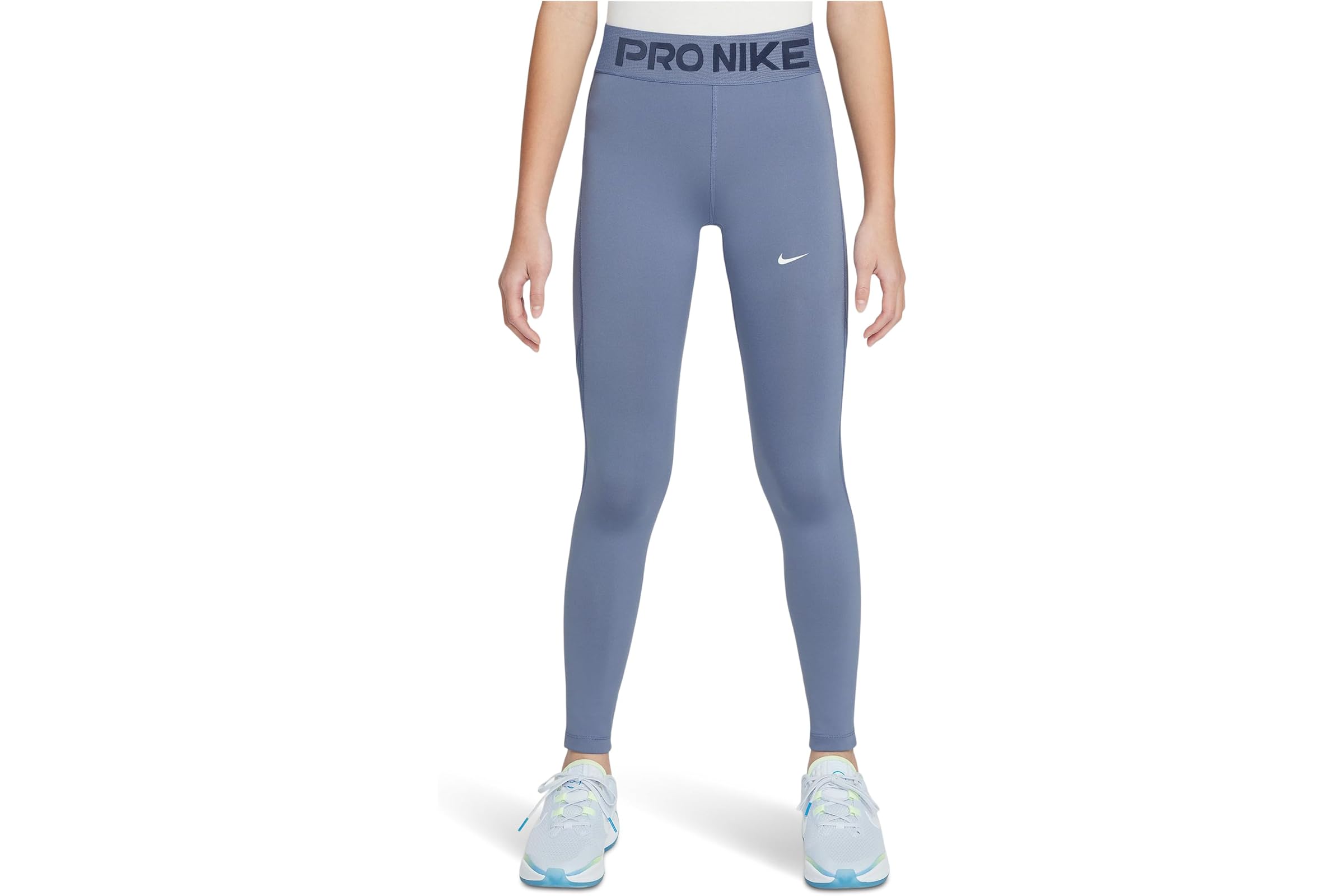 Брюки Nike Kids Pro Mid-rise Leggings (Little Kid/Big Kid)