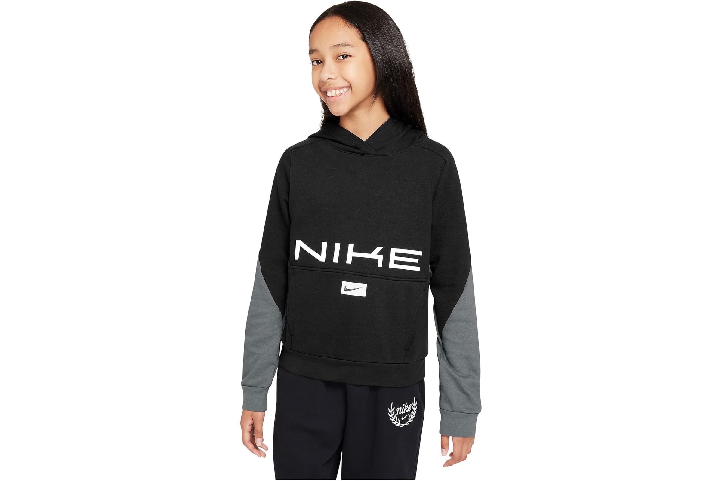 Nike Kids Multi Dri-fit Fleece Pullover Hoodie Big Kid 10990₽