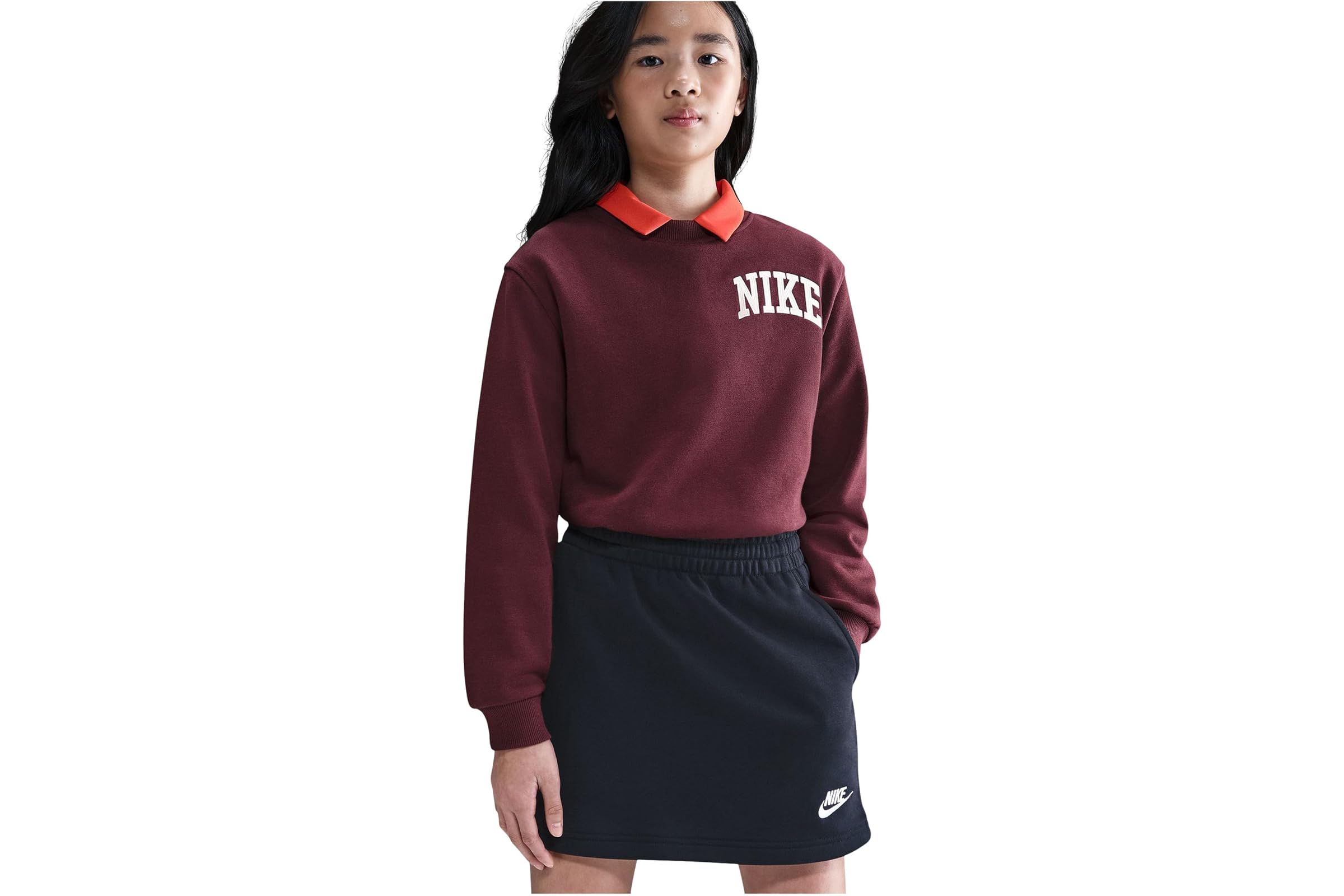 Юбка Nike Kids Sportswear Club French Terry Skirt Little KidBig Kid 4190₽