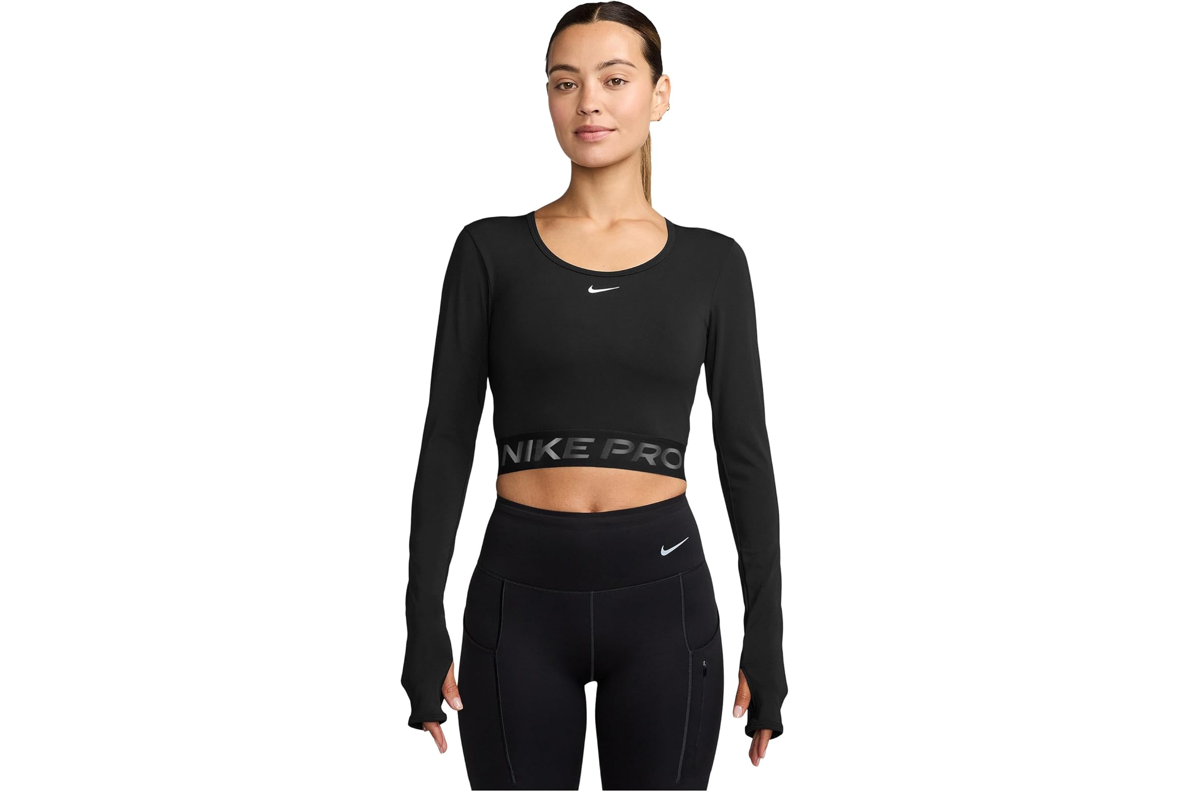 Nike Pro Dri-fit Cropped Long-sleeve Top 10590₽