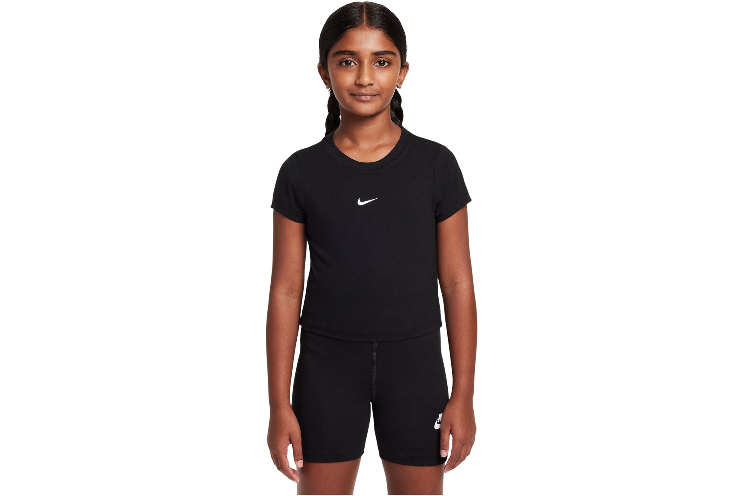 Nike Kids Sportswear Cropped T-shirt (Little Kid/Big Kid)