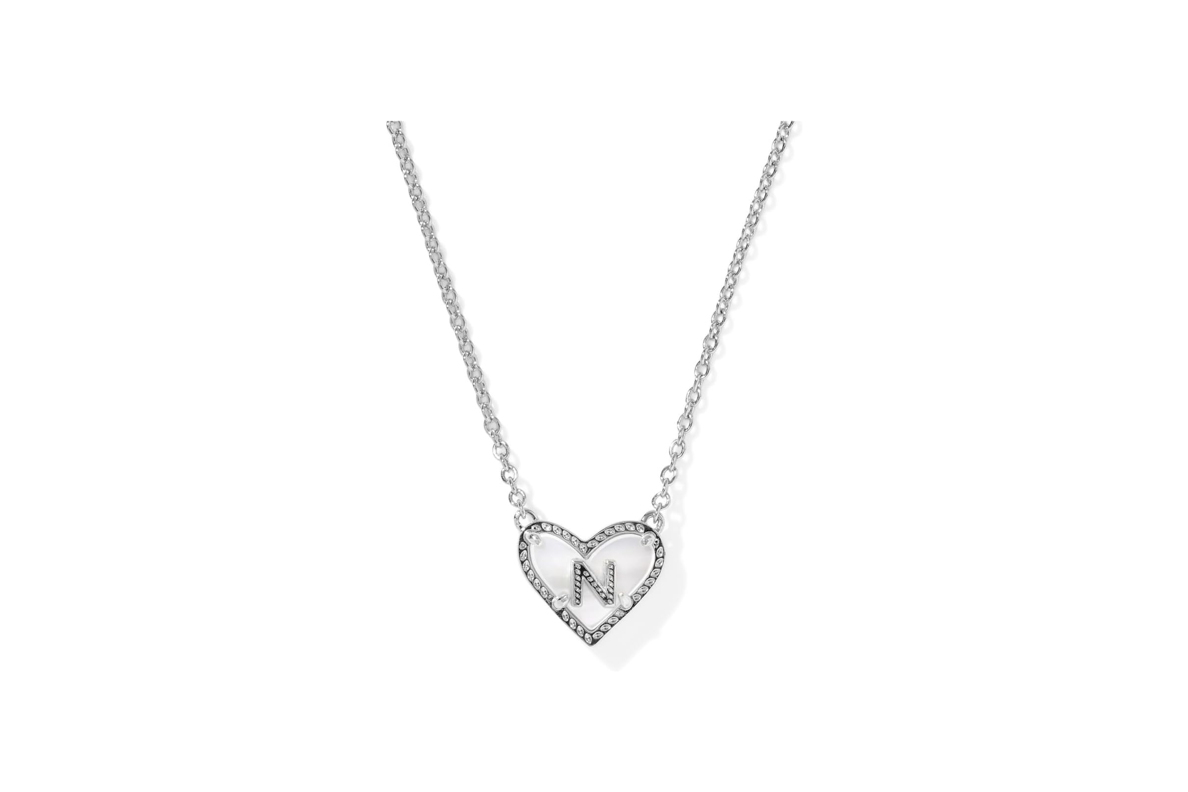 Колье Kendra Scott Heart Letter N Short Pendant Necklace 11190₽