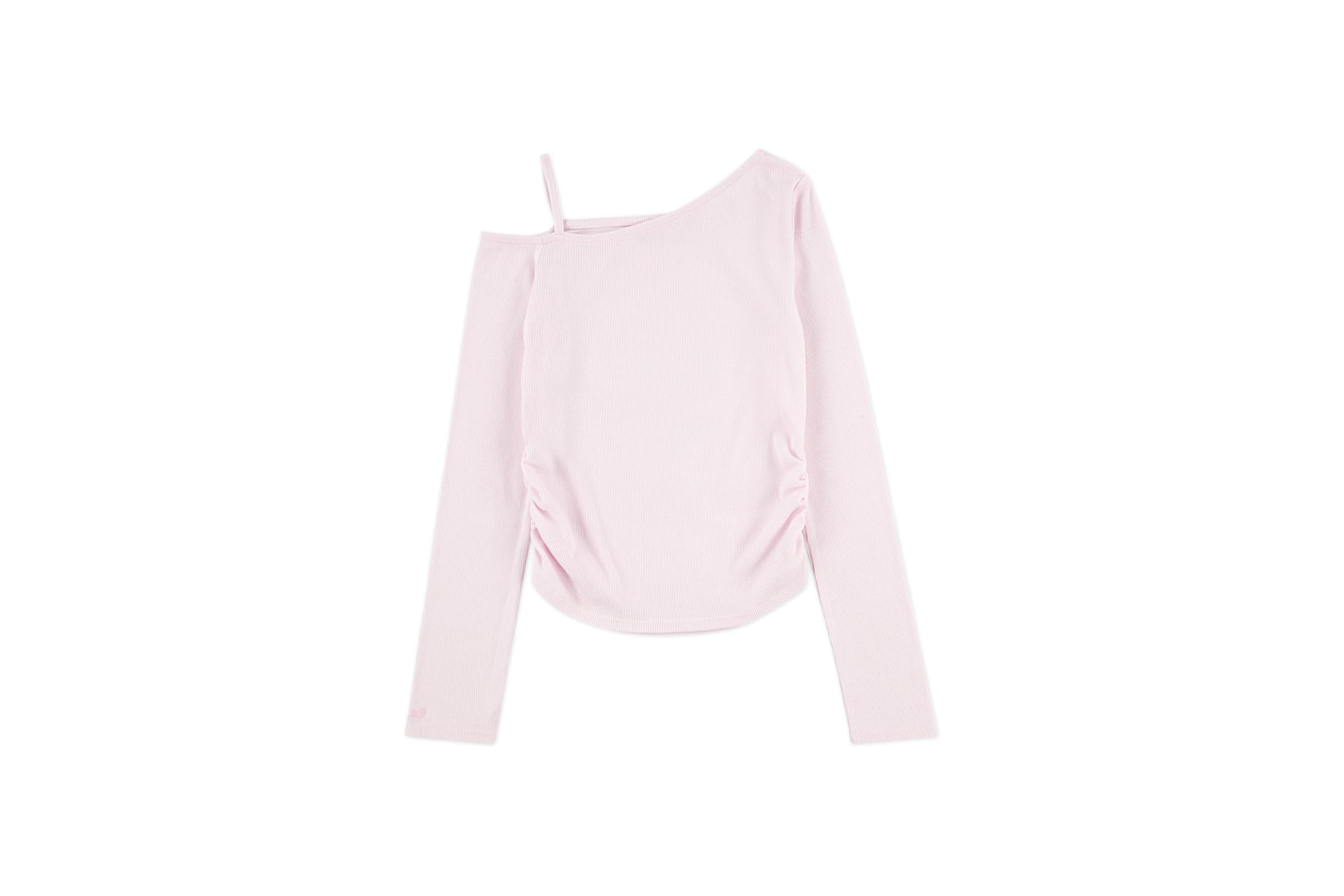 Abercrombie kids Asymmetrical Ruched Long Sleeve Top (little Kid/Big Kid)