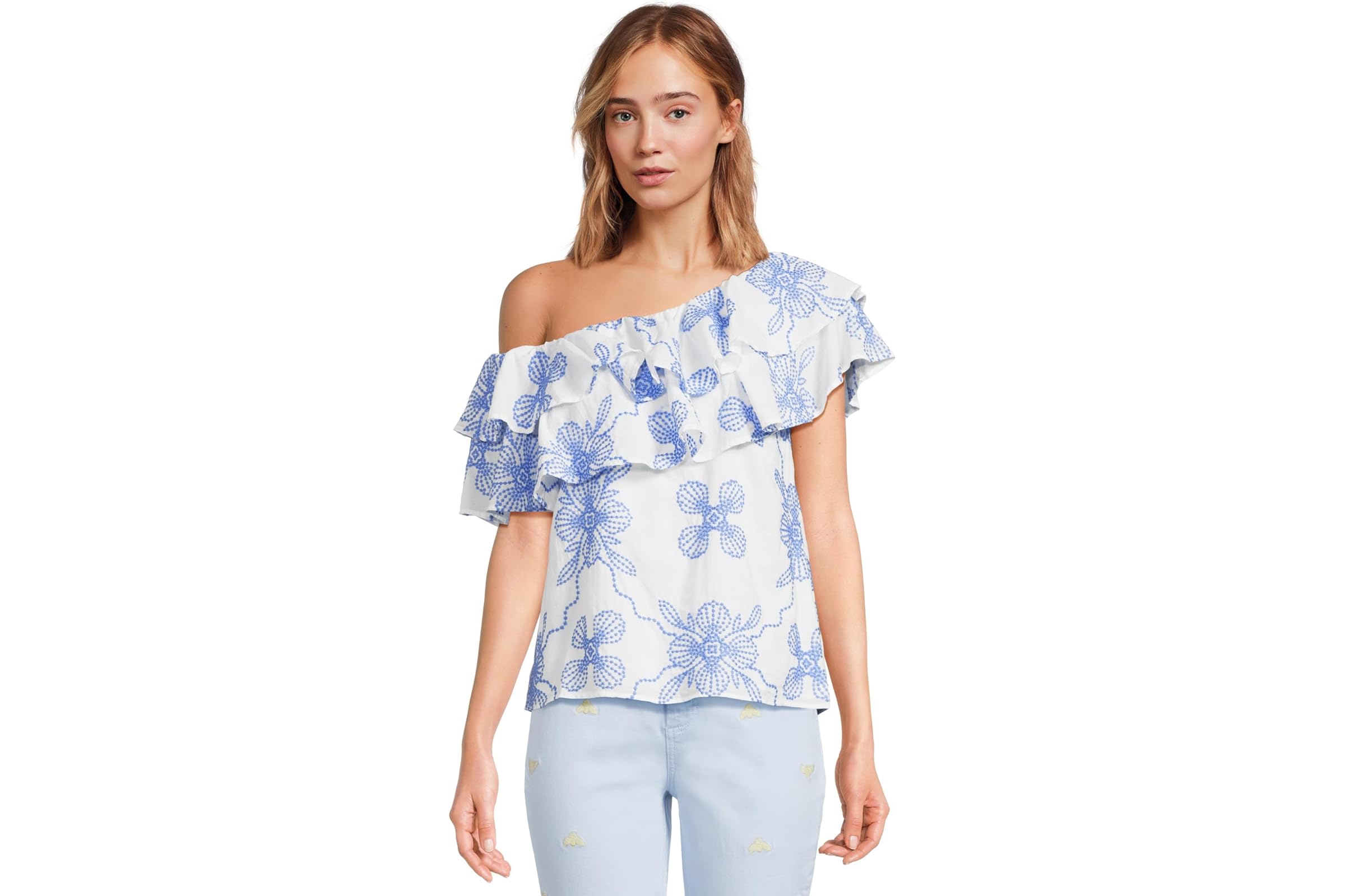 Lilly Pulitzer Trixie One Shoulder Ruffle 17290₽