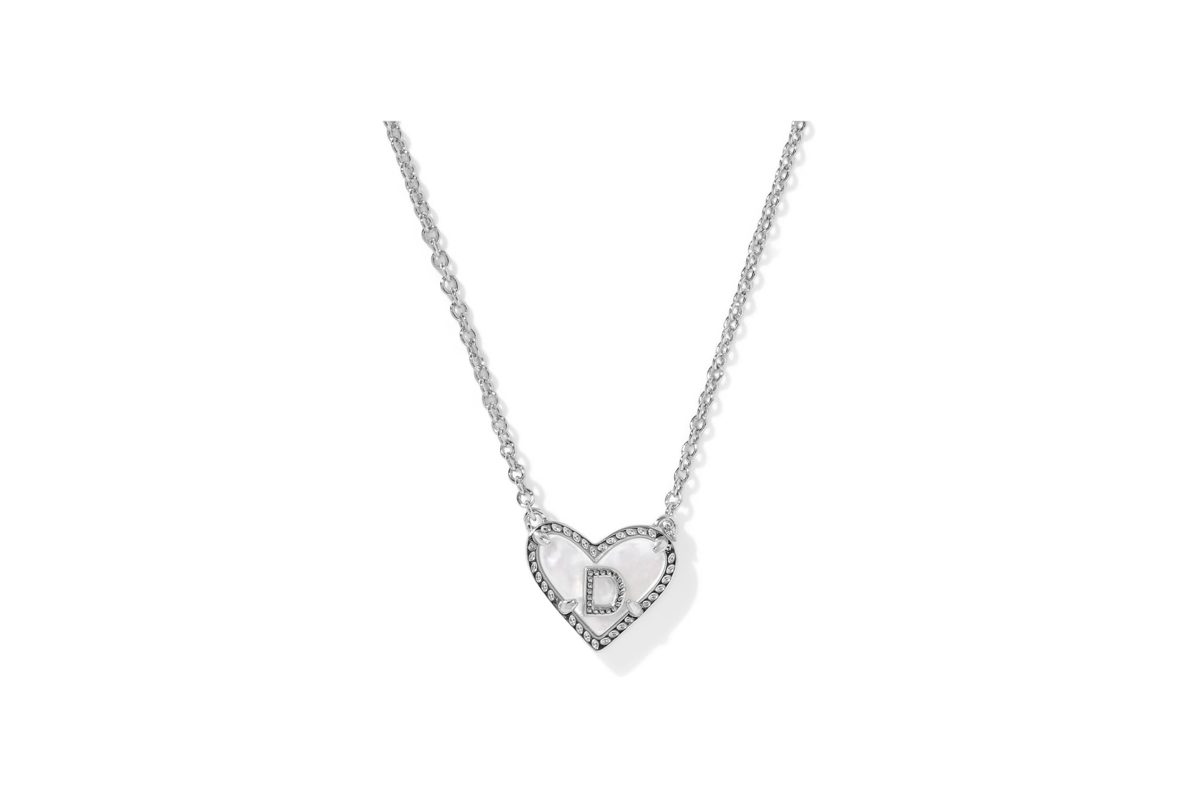 Колье Kendra Scott Heart Letter D Short Pendant Necklace 15990₽
