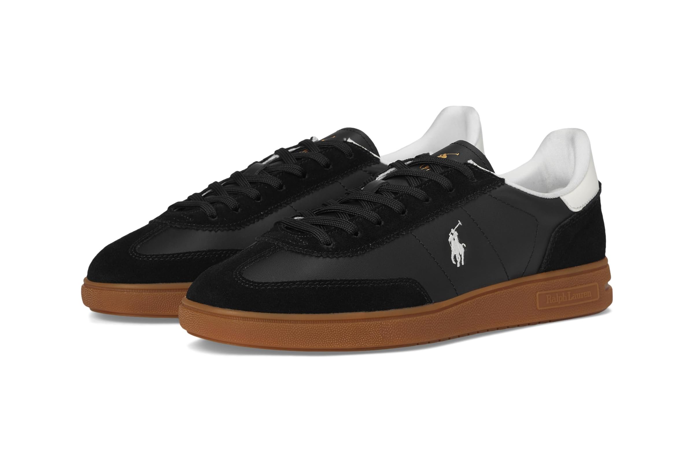 Мужские кроссовки Polo Ralph Lauren Bedford Leather-Suede Sneakers 17090₽