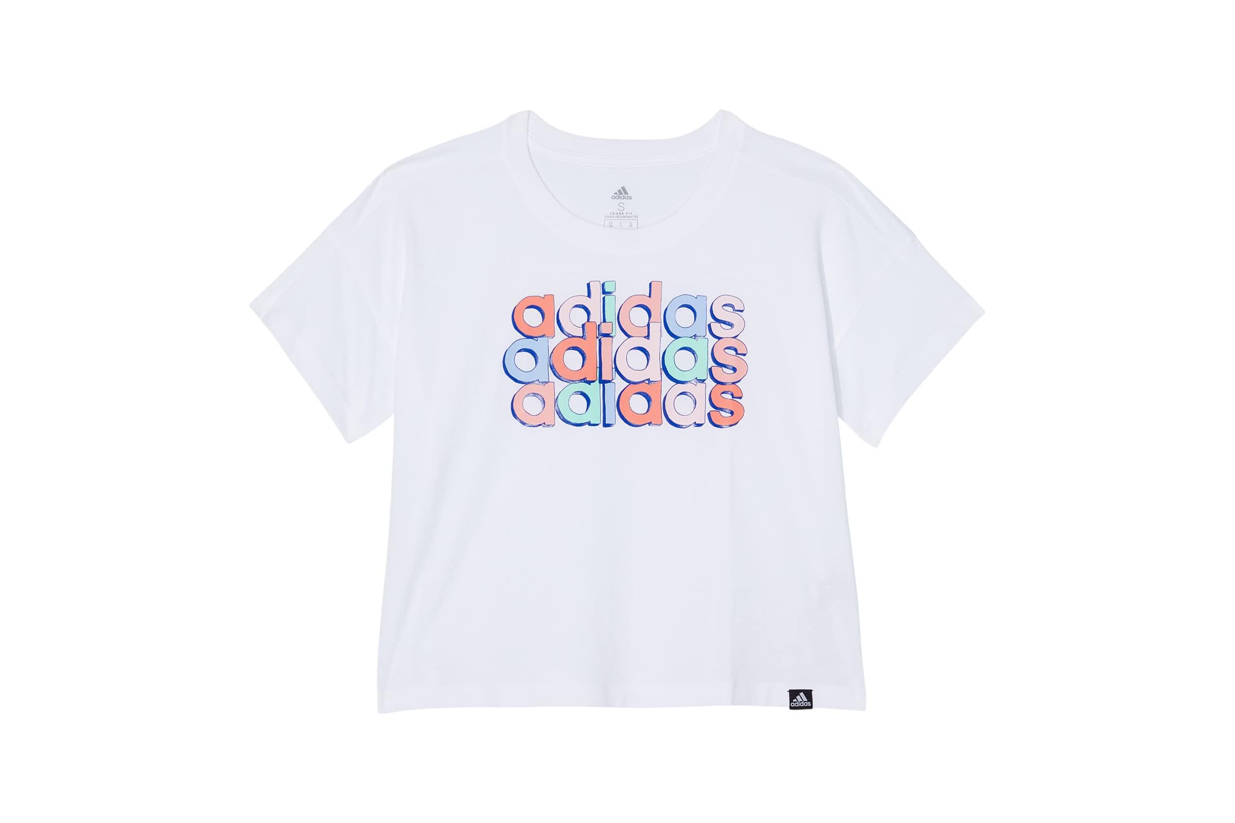 Adidas Kids Short Sleeve Loose Box Tee Big Kids 2490₽