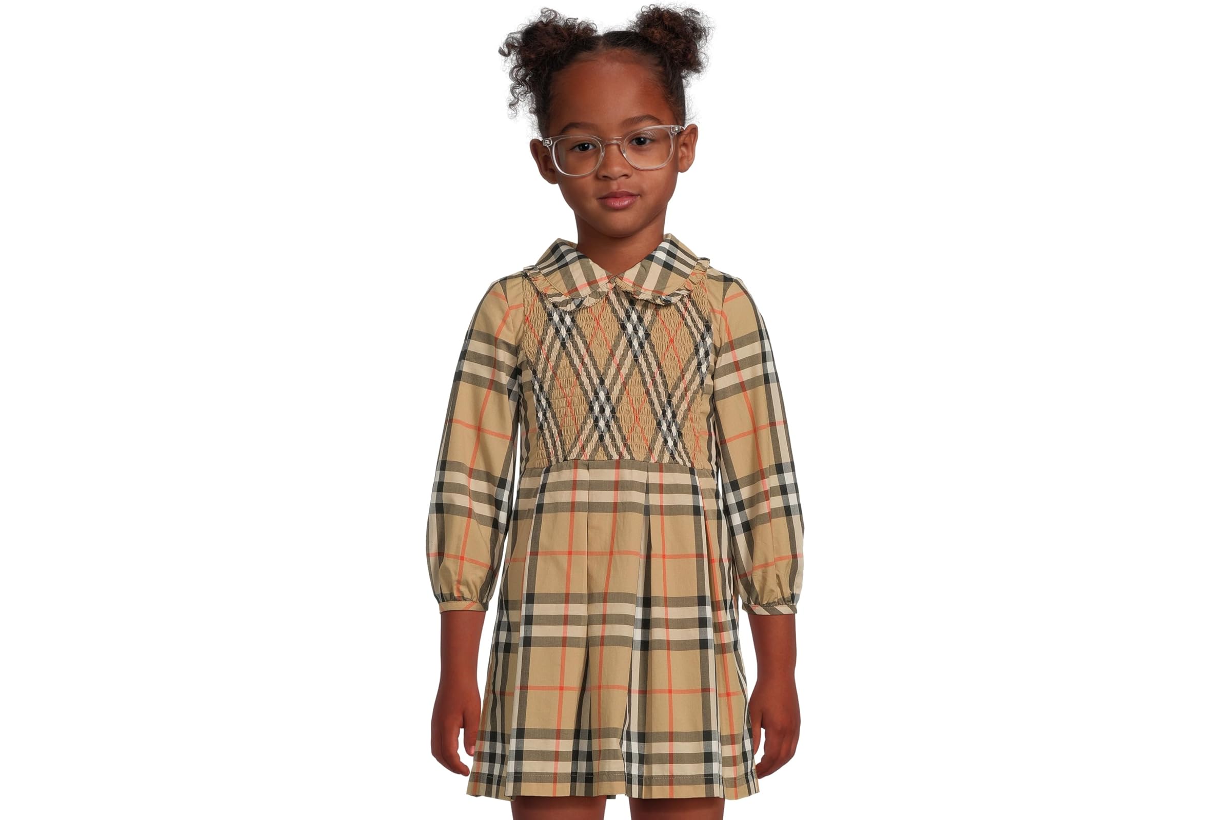 Платье Burberry Kids Ida Check (Toddler/Little Kid/Big Kid)
