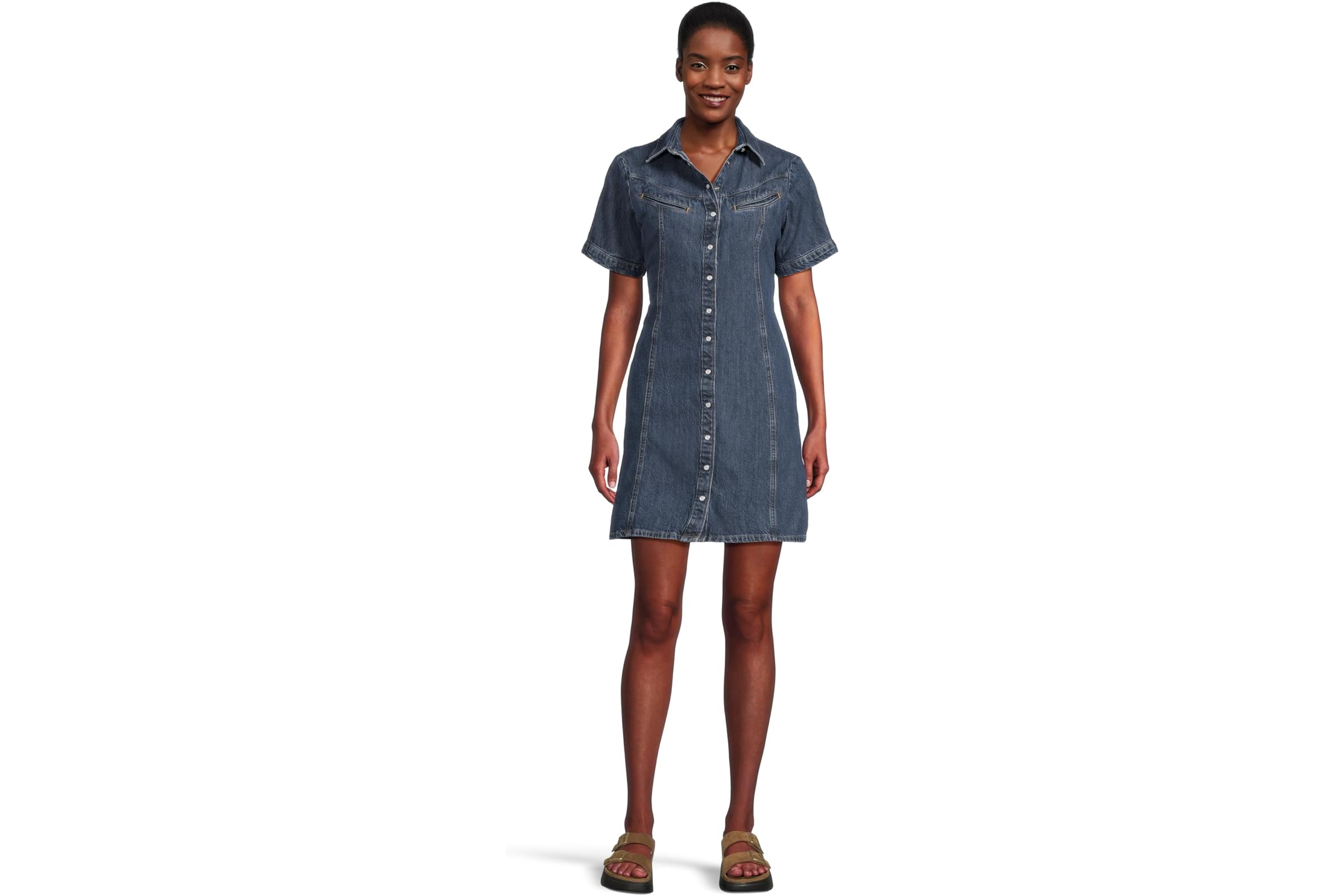 Платье Levis Premium Rinoa Denim Short Sleeve Dress 14290₽