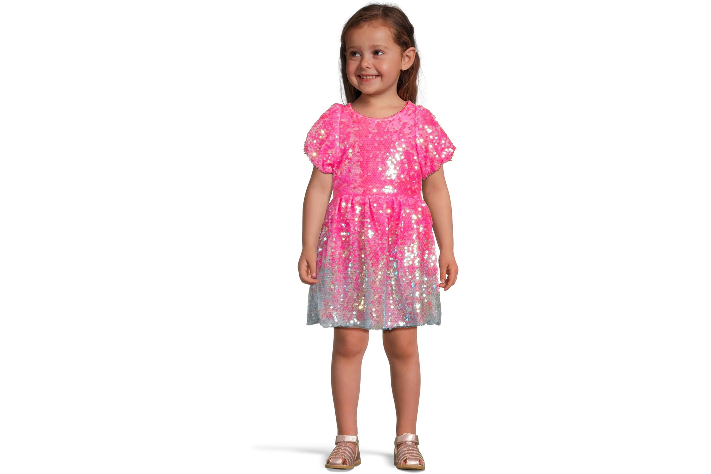Платье Lola and The Boys Bubble Gum Shimmer Sequin Dress ToddlerLittle Kid 11590₽