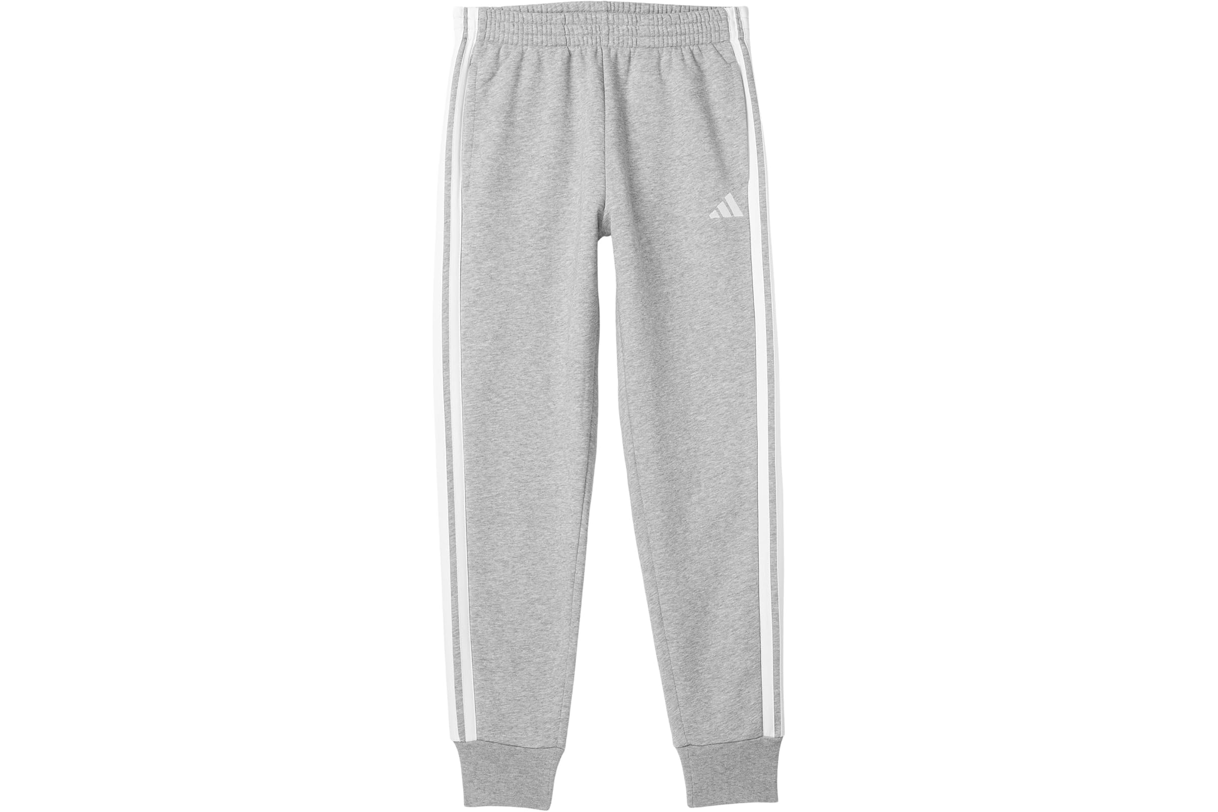 Брюки adidas Kids 3-Stripe Heather Fleece Joggers Big Kid 4490₽