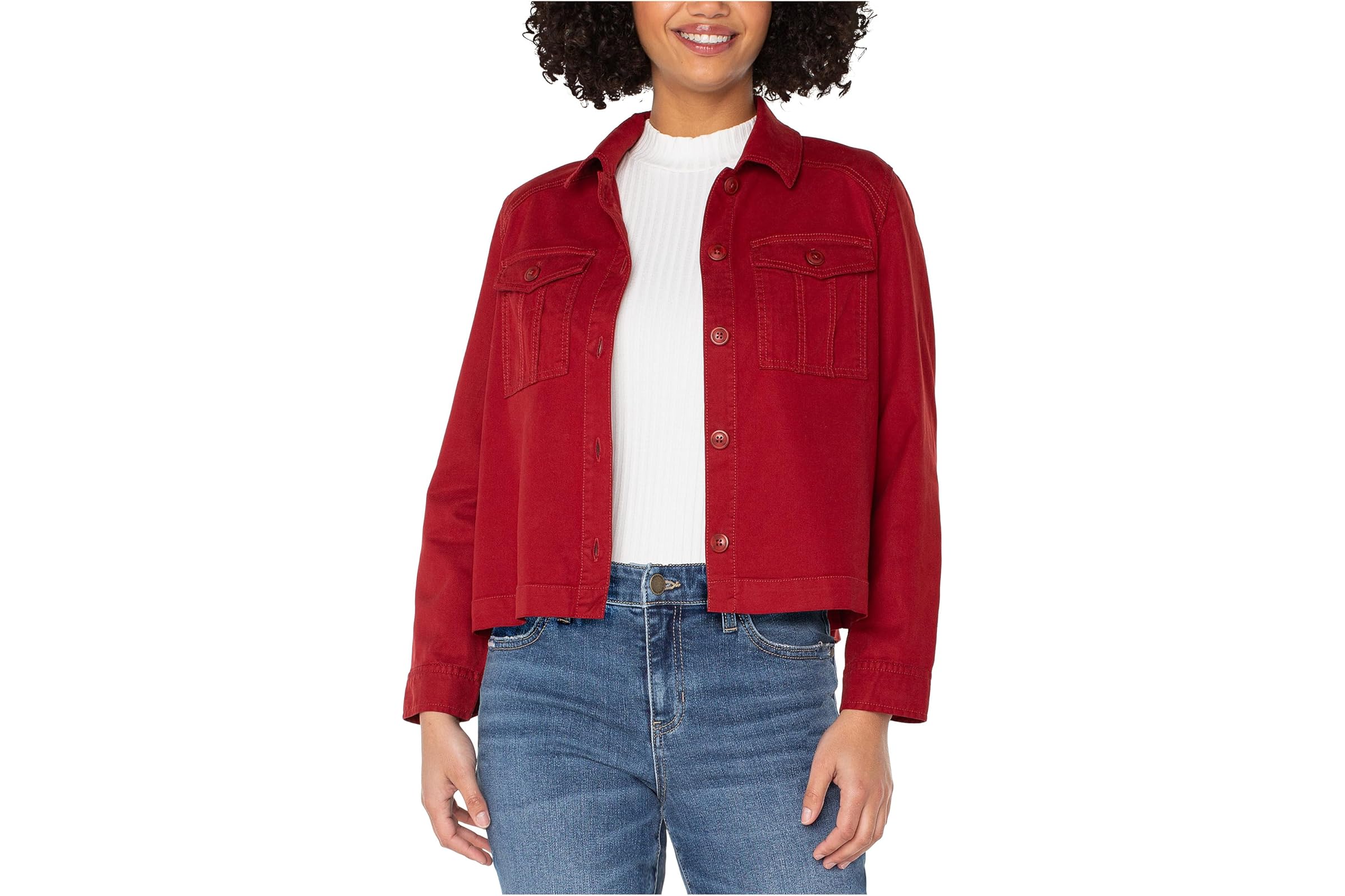 Liverpool Los Angeles Pleat Back Crop Jacket 17190₽