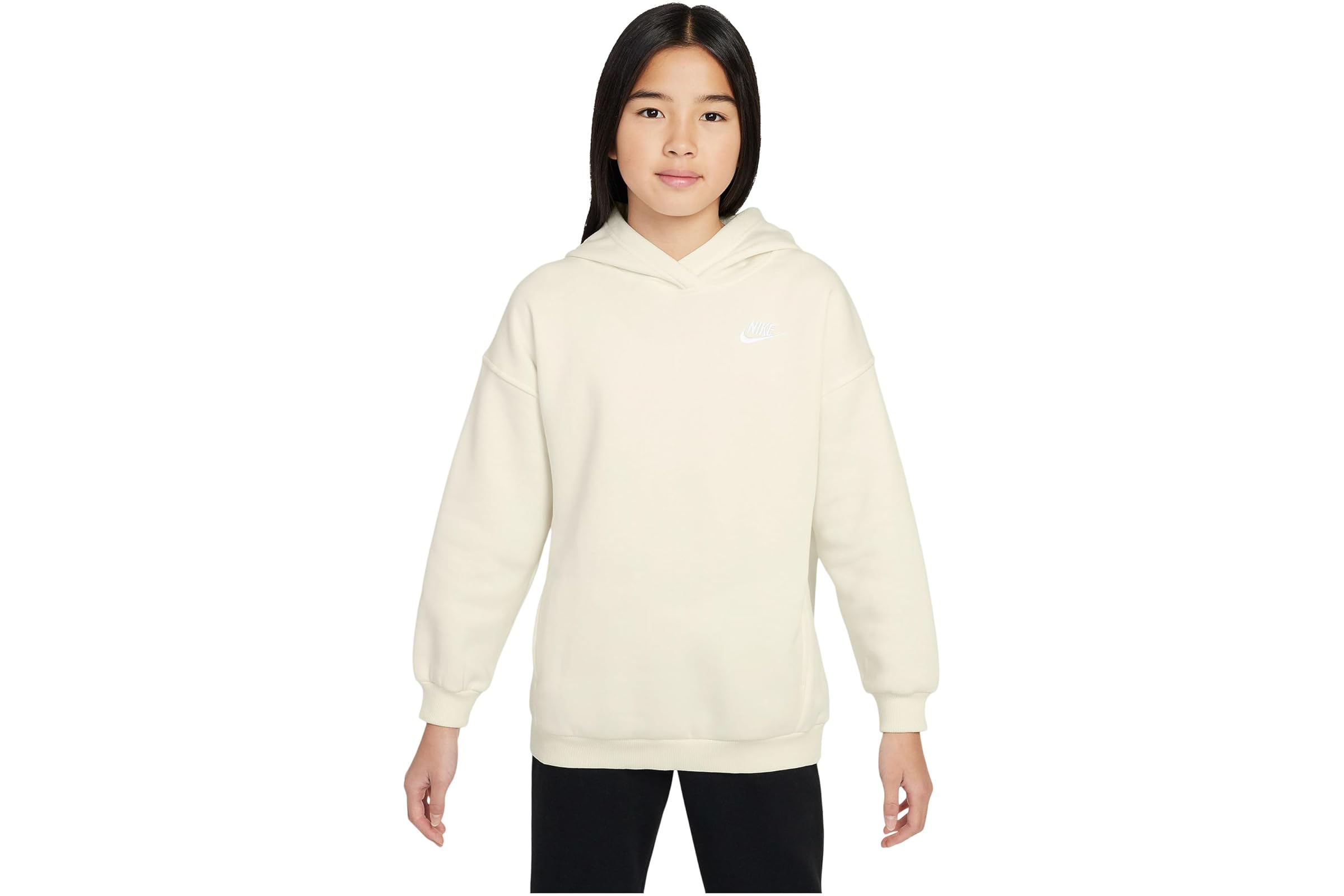 Nike Kids Sportswear Club Fleece Oversized Pullover Hoodie Big Kid 7690₽