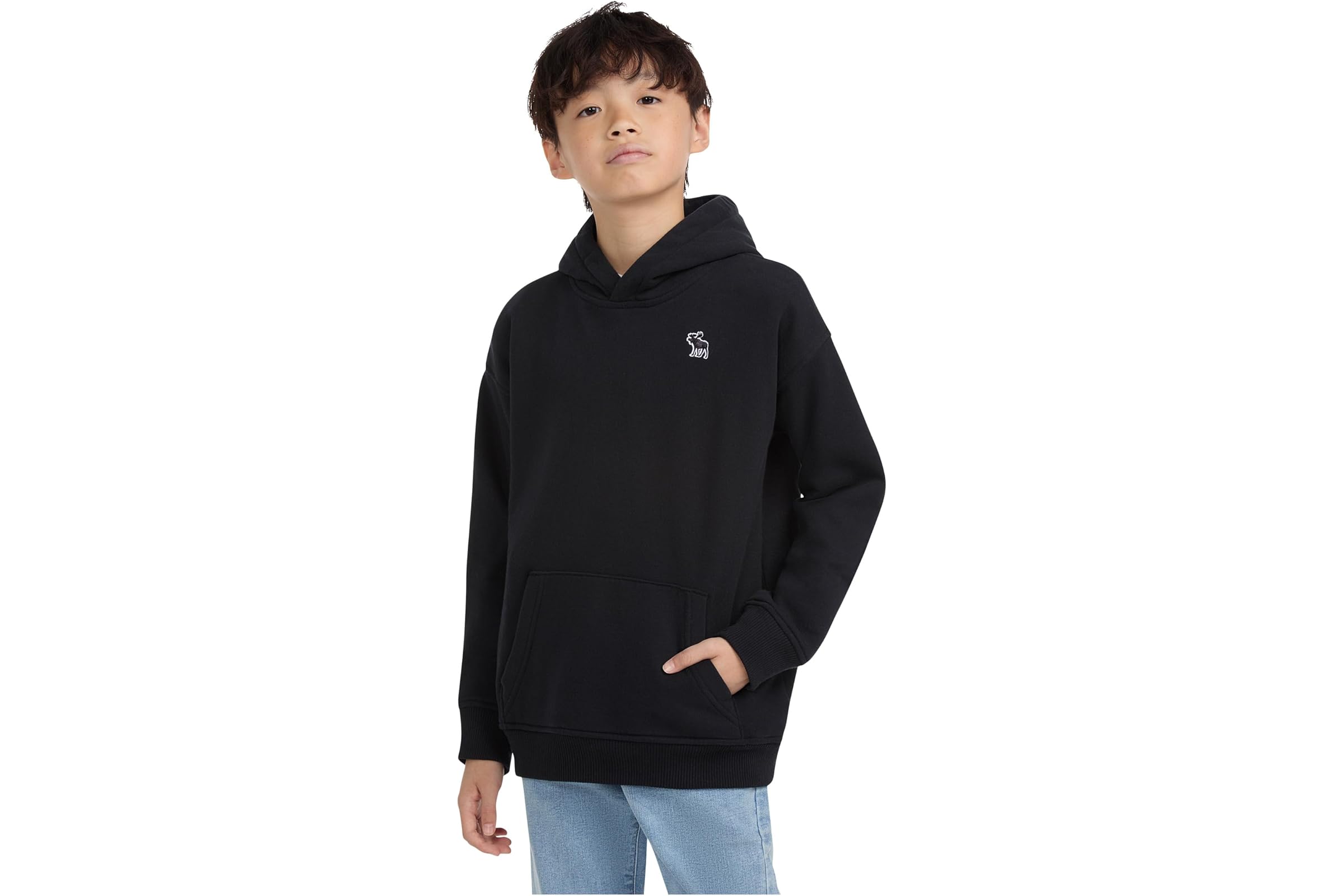 Мужская толстовка abercrombie kids Essentials Fleece HoodieBig Kid 6090₽