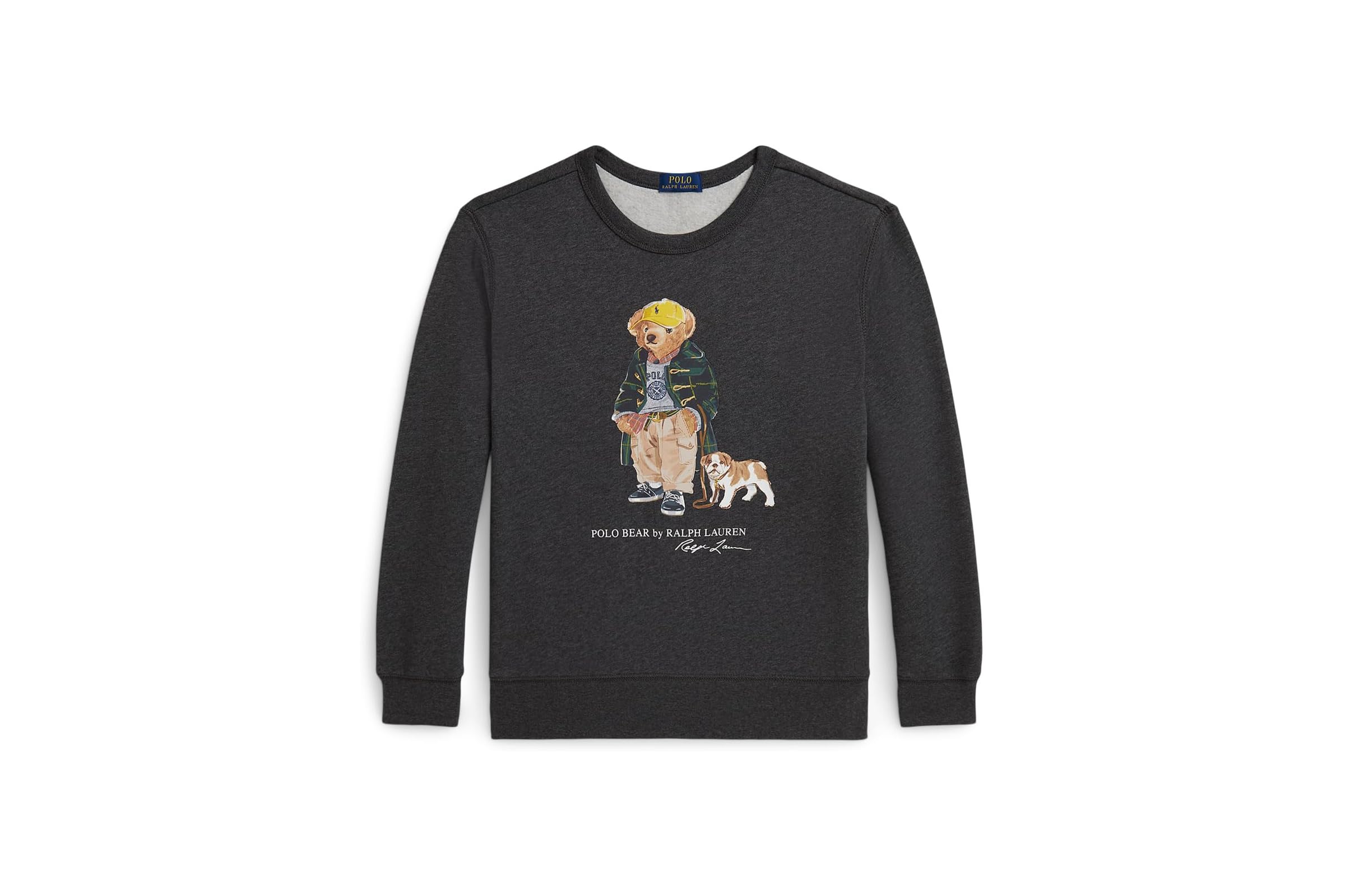 Мужская толстовка Polo Ralph Lauren Kids Polo Bear Heathered Fleece Sweatshirt Big Kid 12490₽