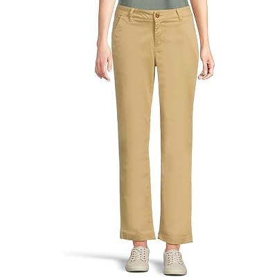 Брюки L.L.Bean Comfort Stretch Pants Mid-Rise Straight-Leg Chino