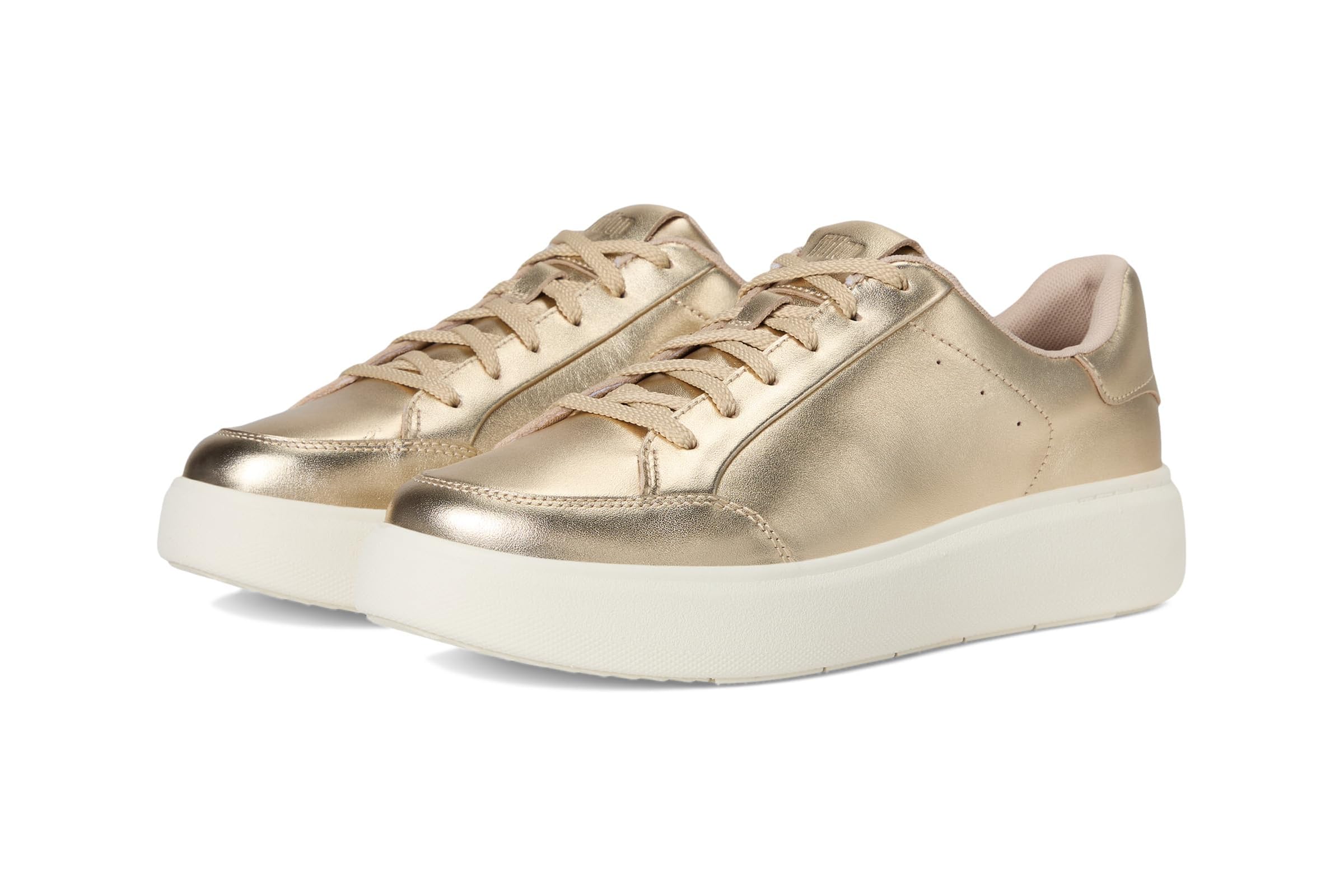 Женские кроссовки FitFlop Rtg Metallic-leather Sneakers 16890₽