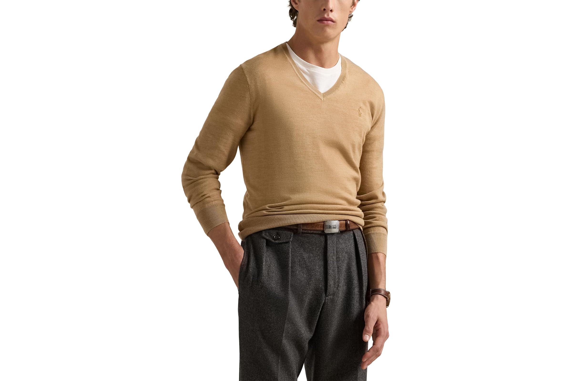 Свитер Polo Ralph Lauren Washable Wool V-Neck Sweater 13790₽