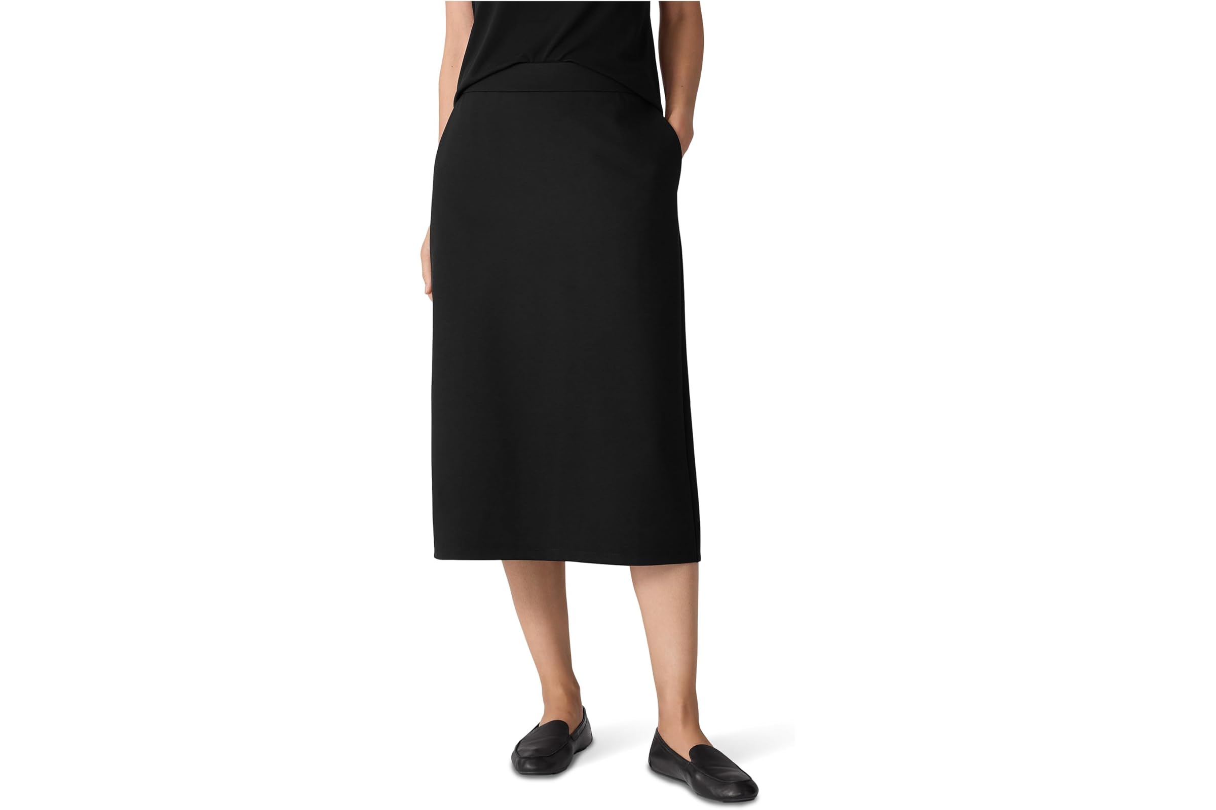 Юбка Eileen Fisher Washable Flex Ponte Calf Length Skirt 15790₽