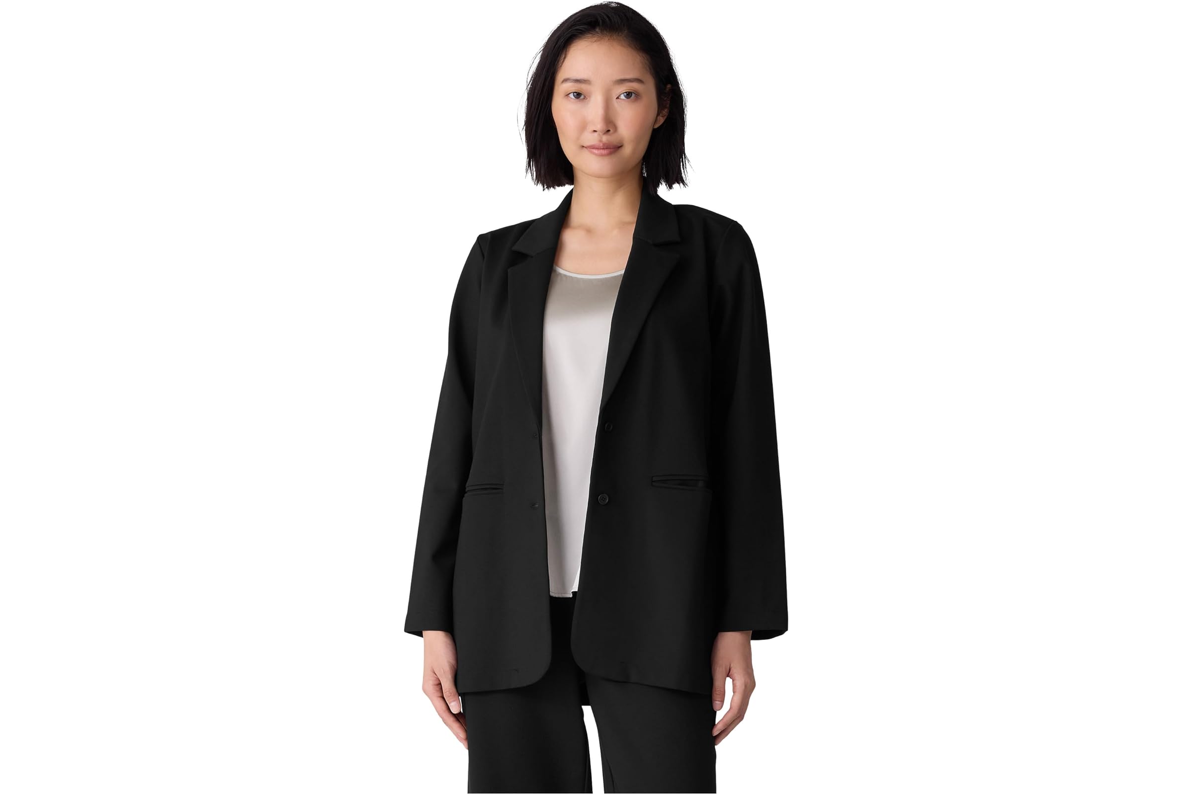 Eileen Fisher Washable Flex Ponte Long Blazer 42490₽
