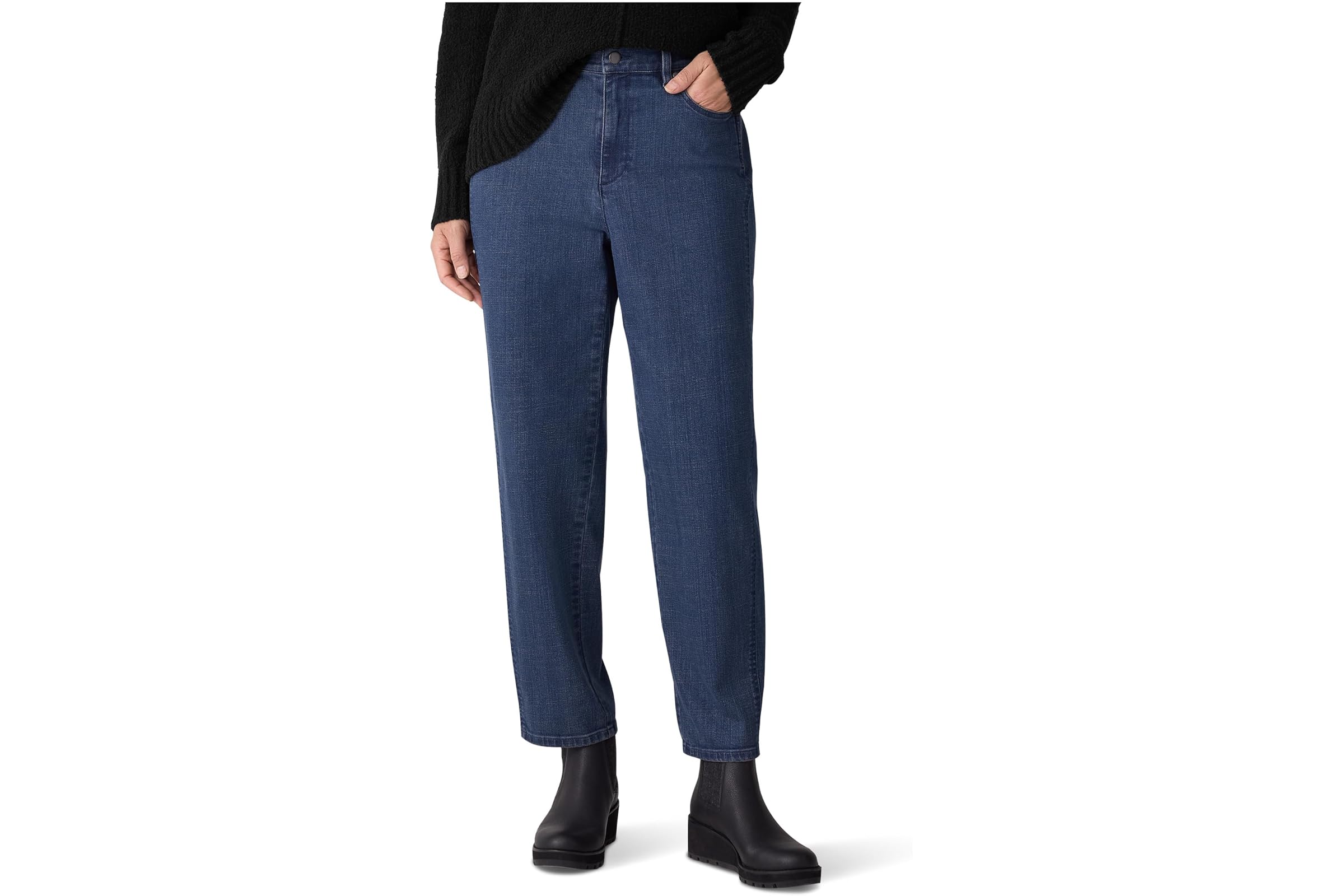 Брюки Eileen Fisher Cotton Stretch Denim Ankle Lantern Pant 35590₽