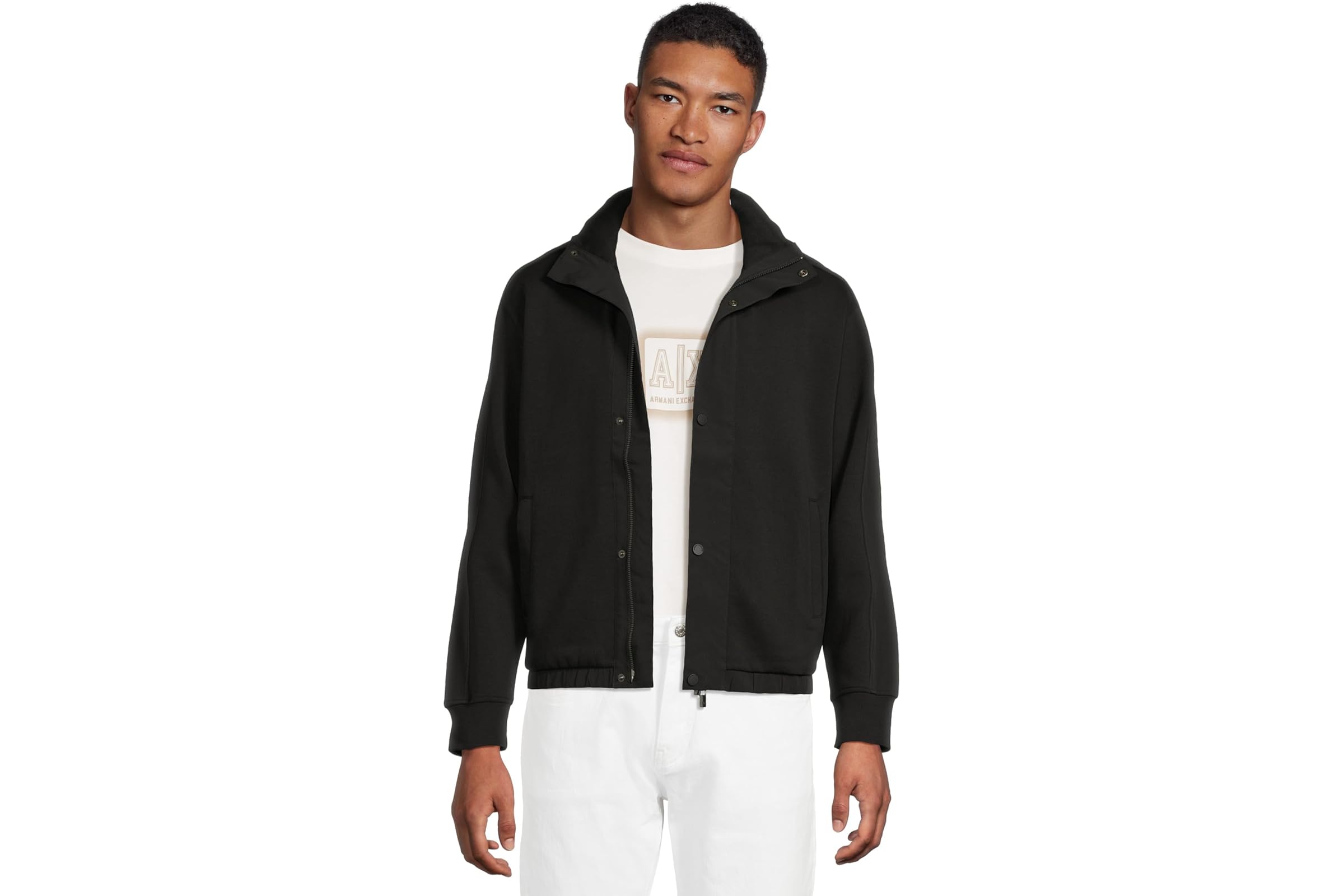 Мужская толстовка Armani Exchange Removable Hood Full Zip Sweatshirt 16990₽