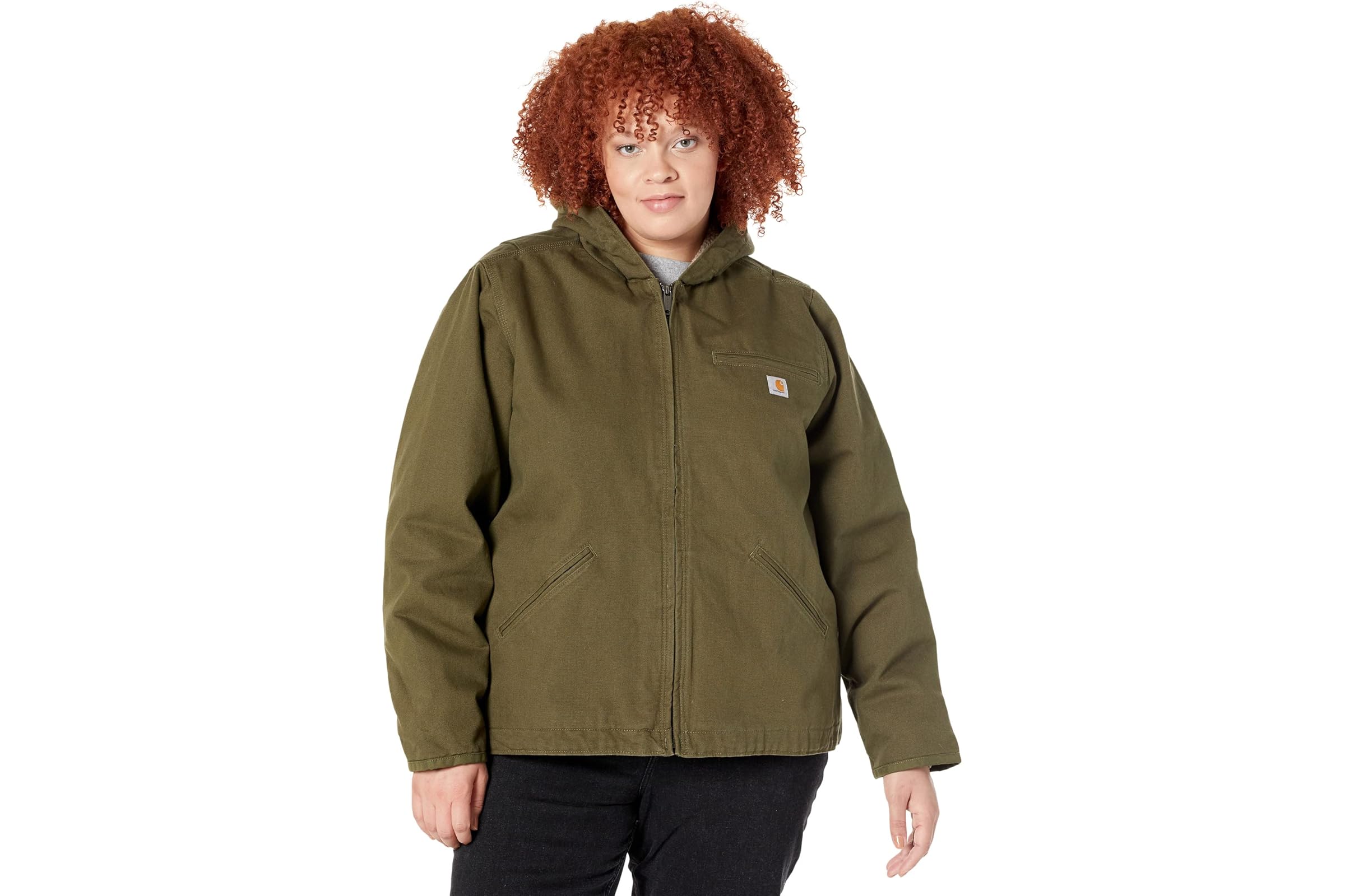 Carhartt Plus Size OJ141 Sherpa Lined Hooded Jacket 27390₽