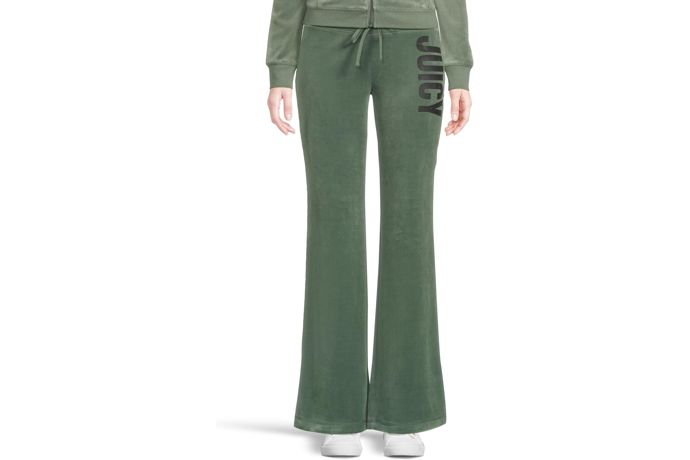 Брюки Juicy Couture Heritage Wide Leg Track Pants With Hotfix 18490₽
