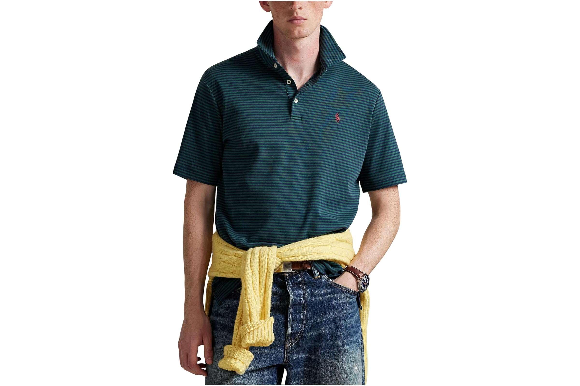 Мужская рубашка Polo Ralph Lauren Classic Fit Soft Cotton Polo Shirt 13890₽