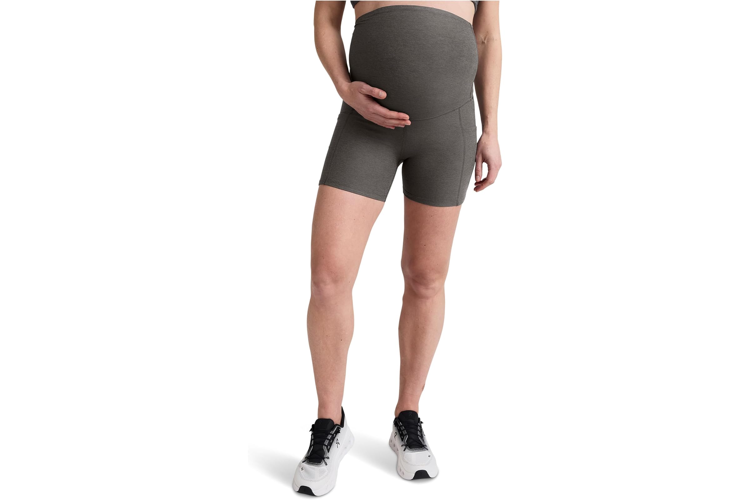 Шорты Beyond Yoga Spacedye Keep Pace 5 Maternity Pocket Biker Shorts 9290₽