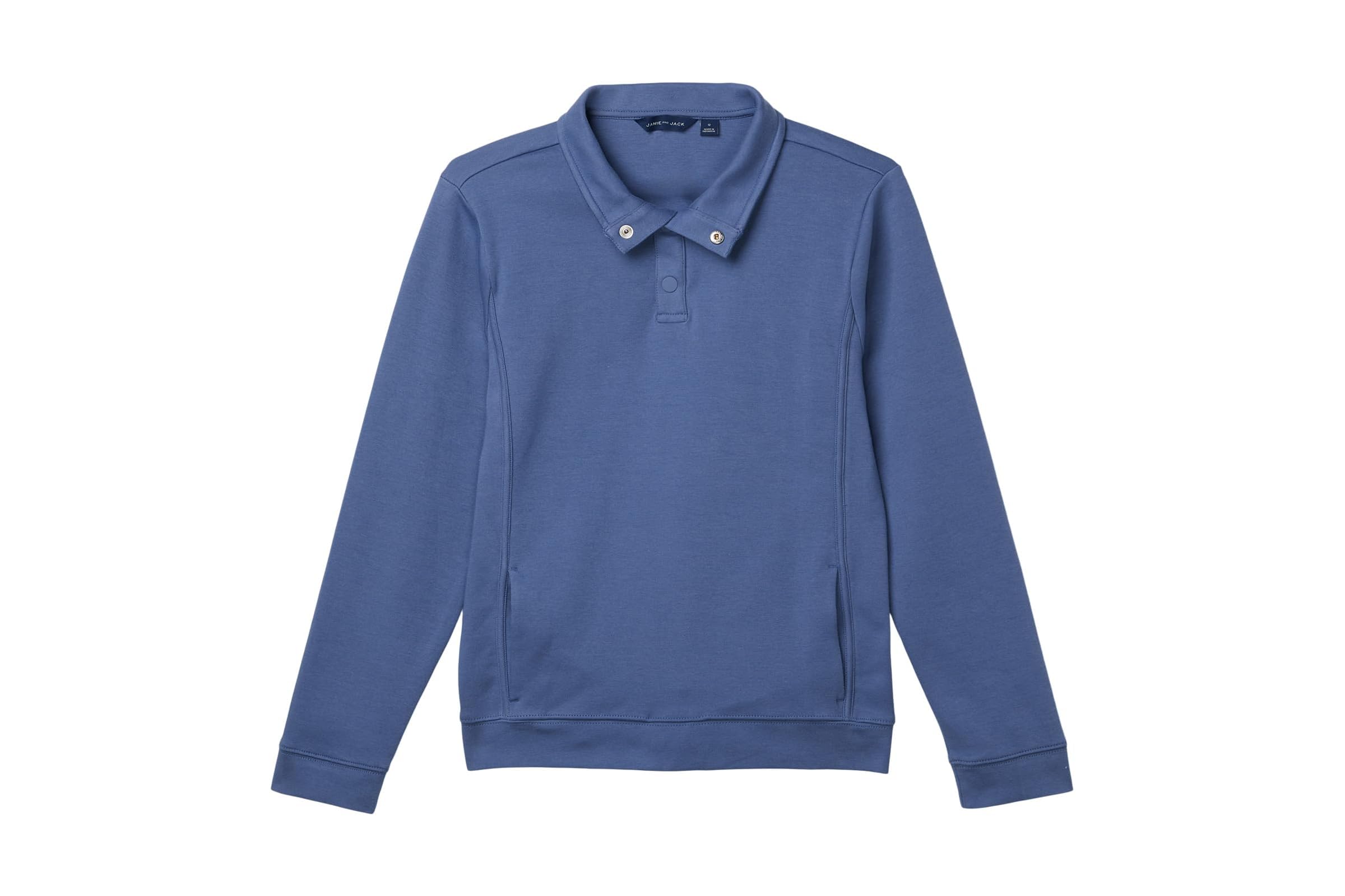 Мужская толстовка Janie and Jack Jersey Quarter Snap Pullover ToddlerLittle KidsBig Kids 5390₽