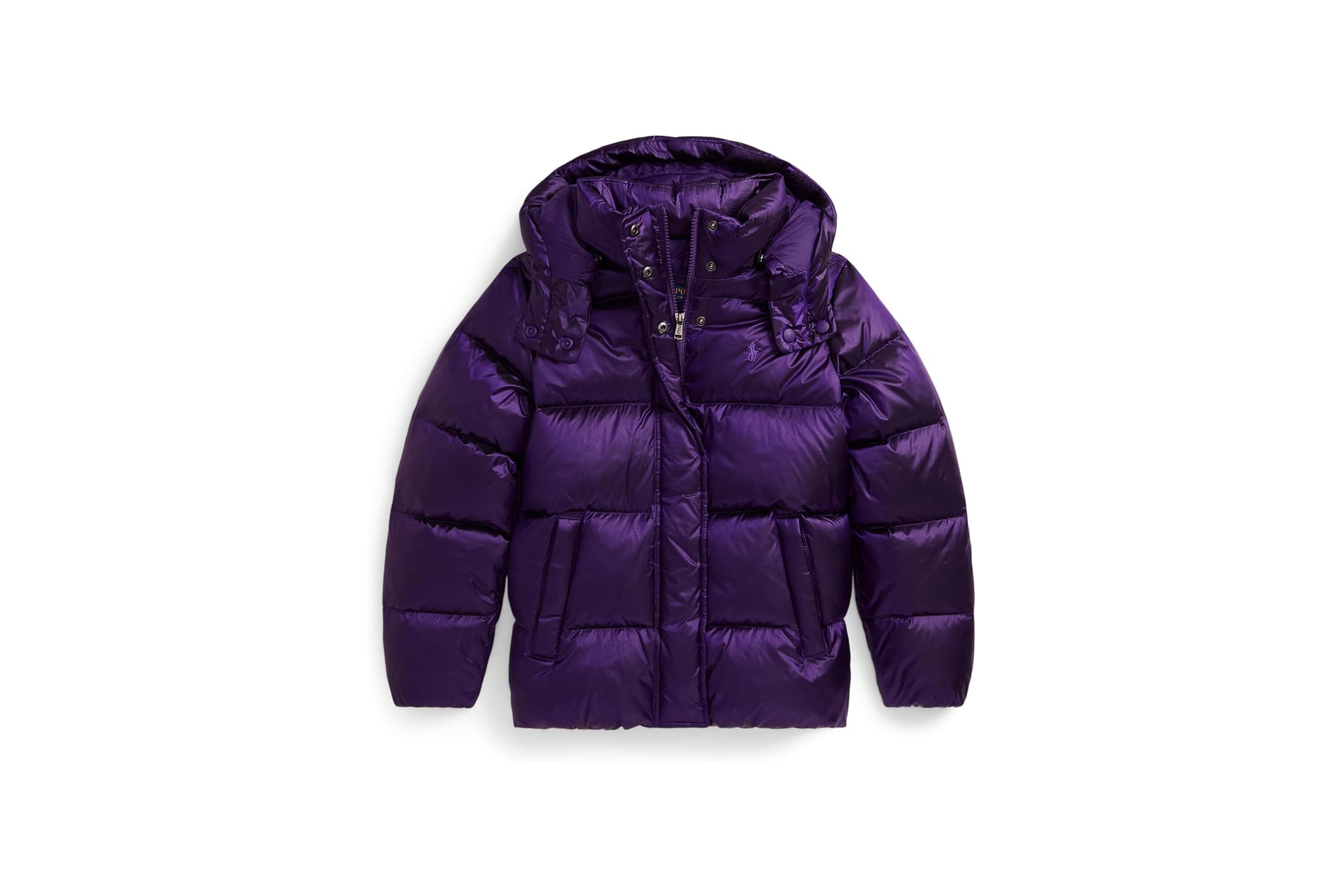 Polo Ralph Lauren Kids Metallic Down Hooded Jacket Big Kid 38890₽