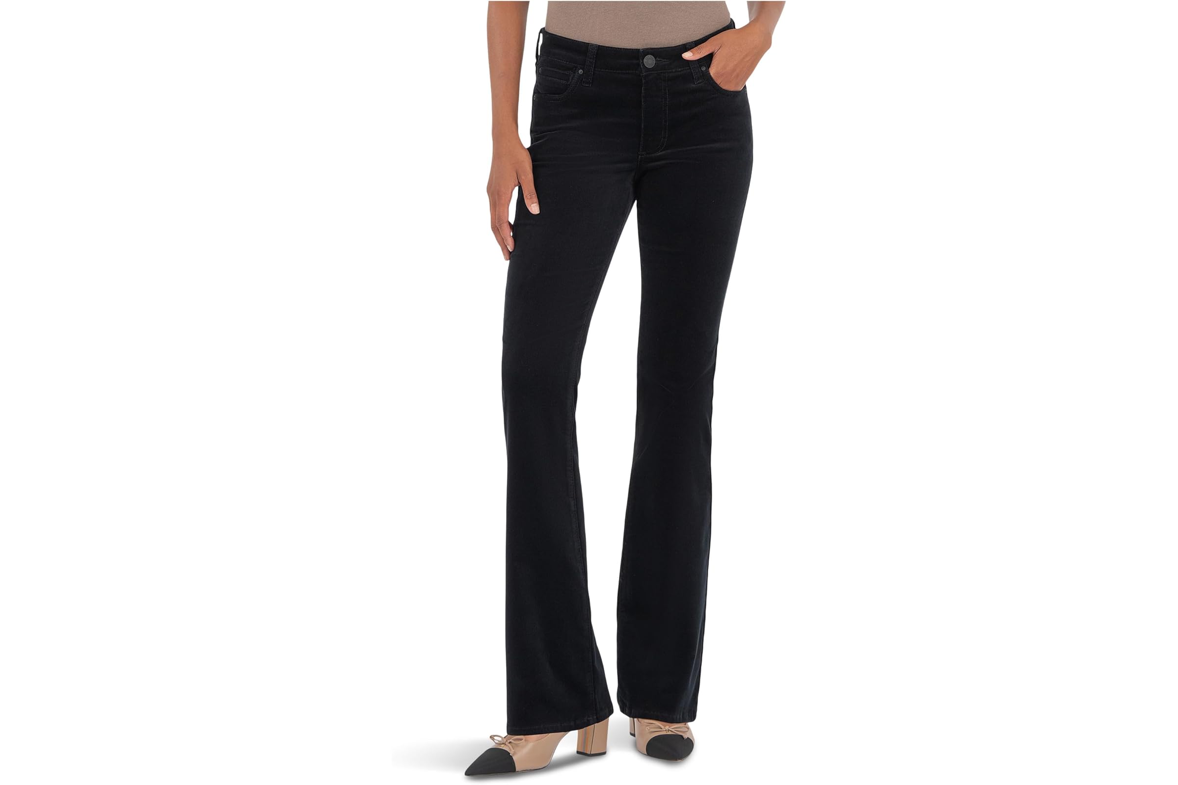 Джинсы KUT from the Kloth Natalie Bootcut in Black 13090₽