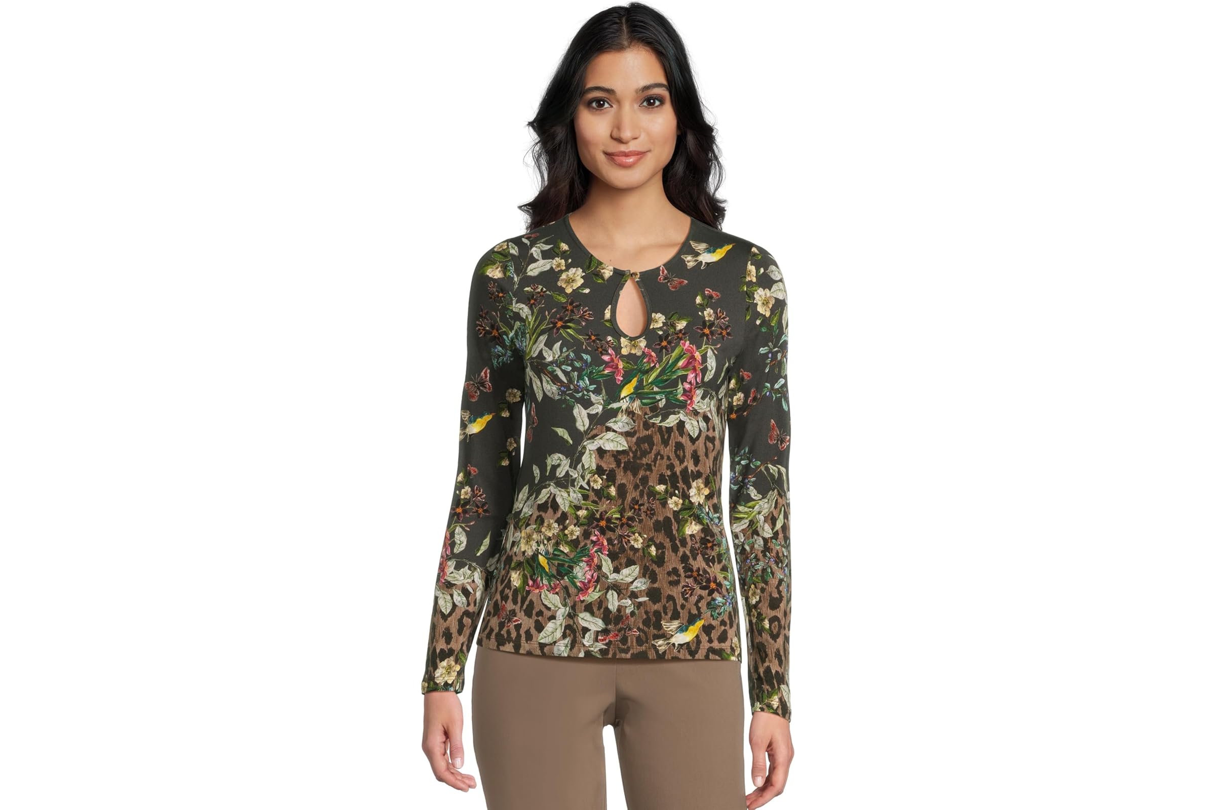 Johnny Was The Janie Favorite Keyhole Top 23890₽