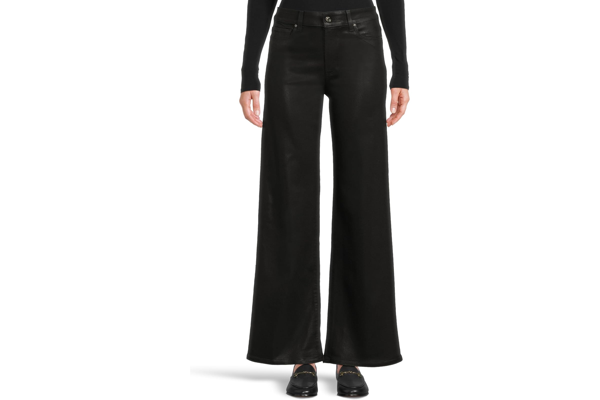 Джинсы Paige Anessa 31 In Black Fog Luxe Coating 51890₽