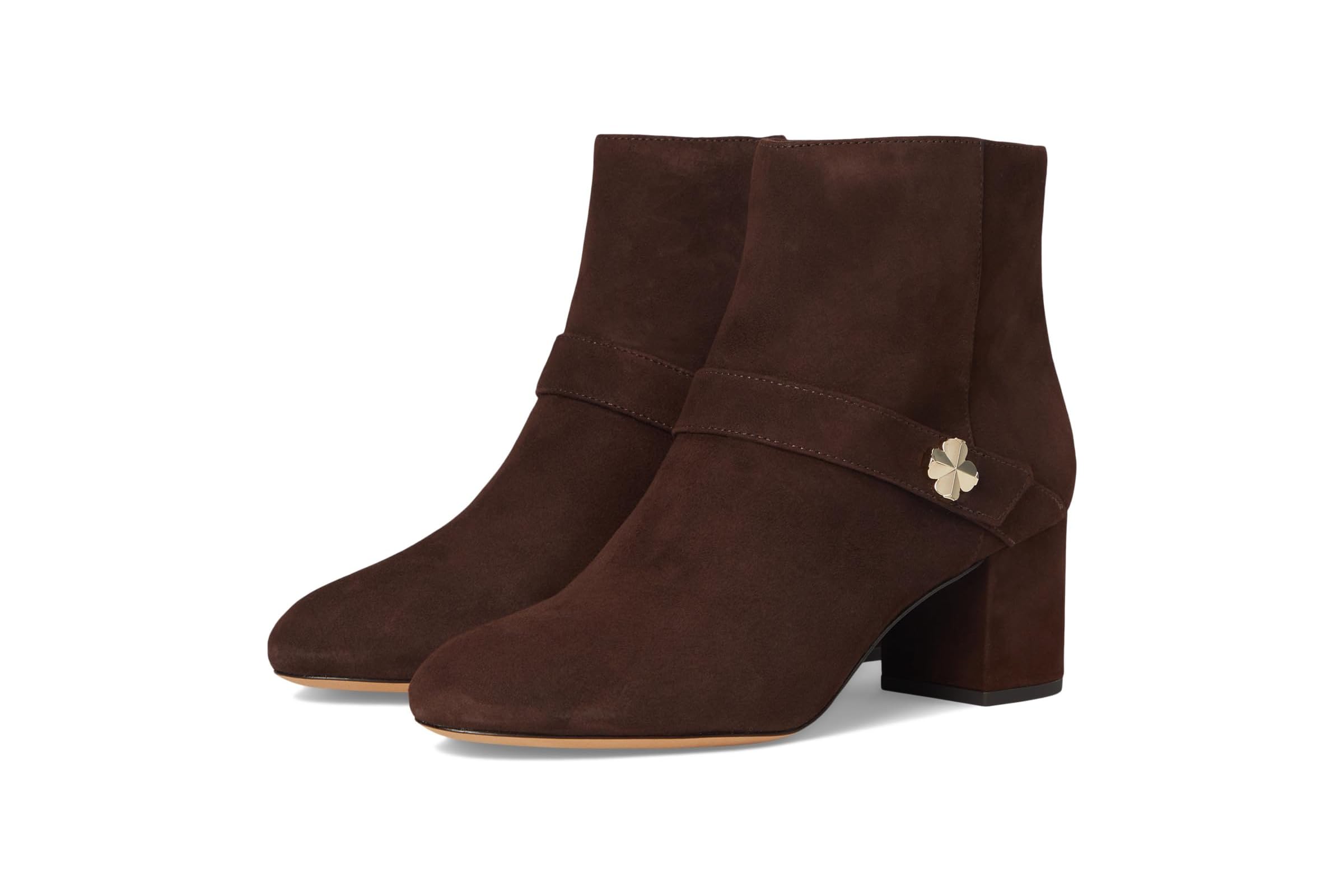 Ботинки Kate Spade New York Spade Flower Suede Heeled Ankle Bootie 44490₽