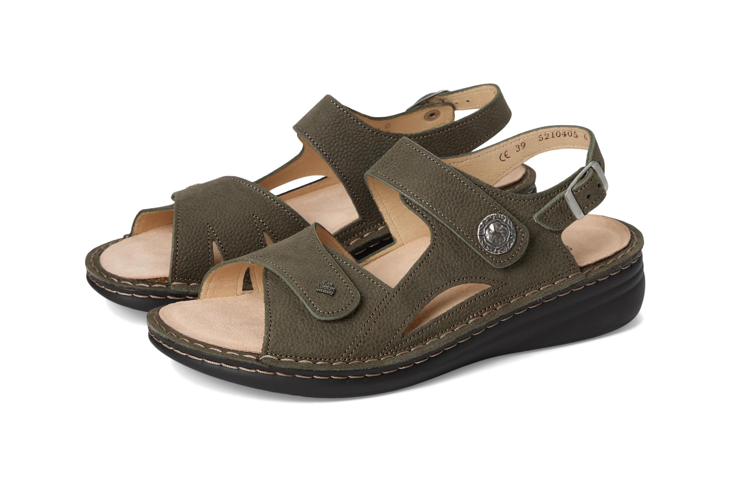 Finn Comfort Barbuda Olive Streetnubuk 61790₽