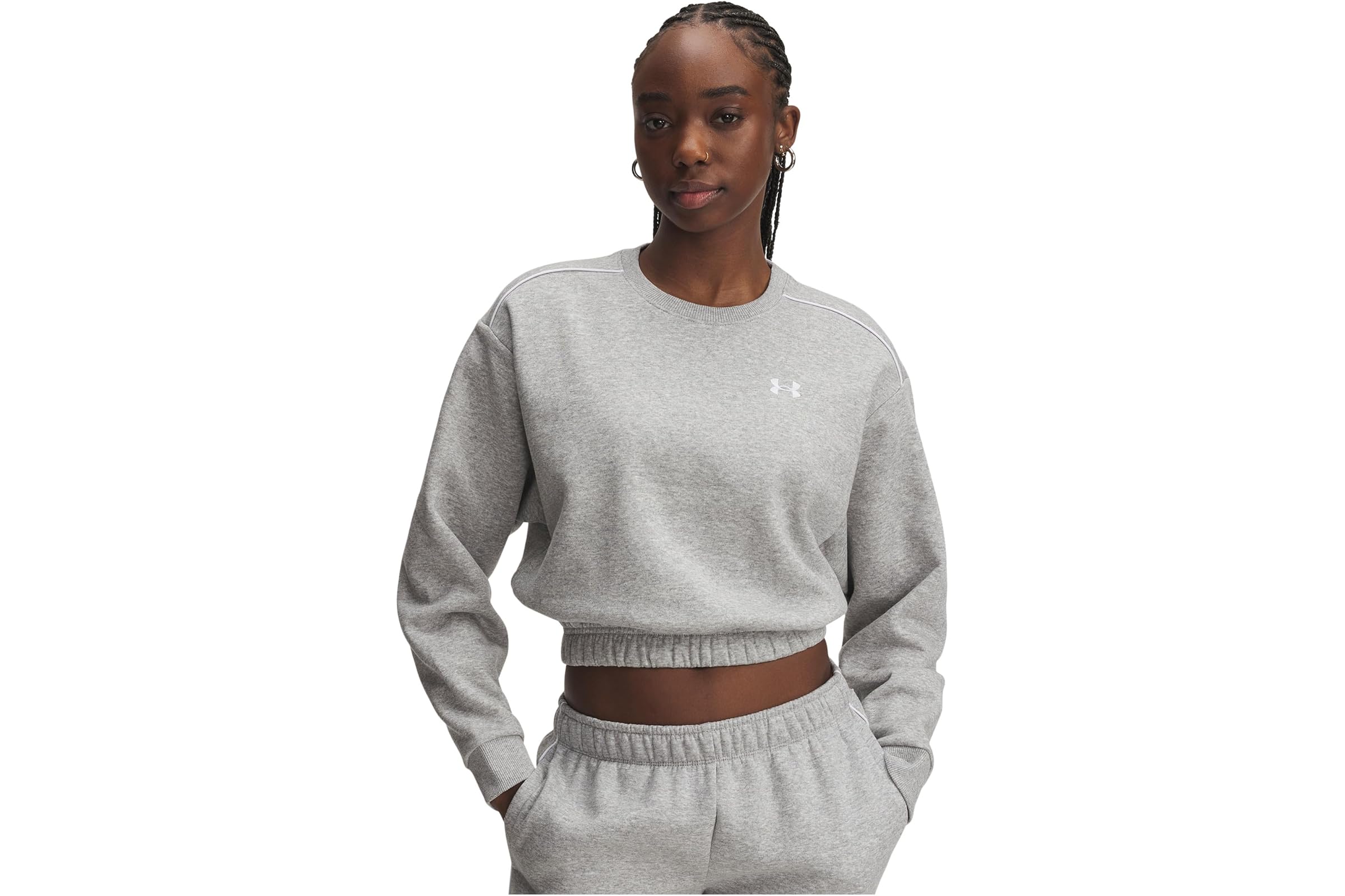 Under Armour Rival Fleece Piped Long Sleeve Crew 5490₽