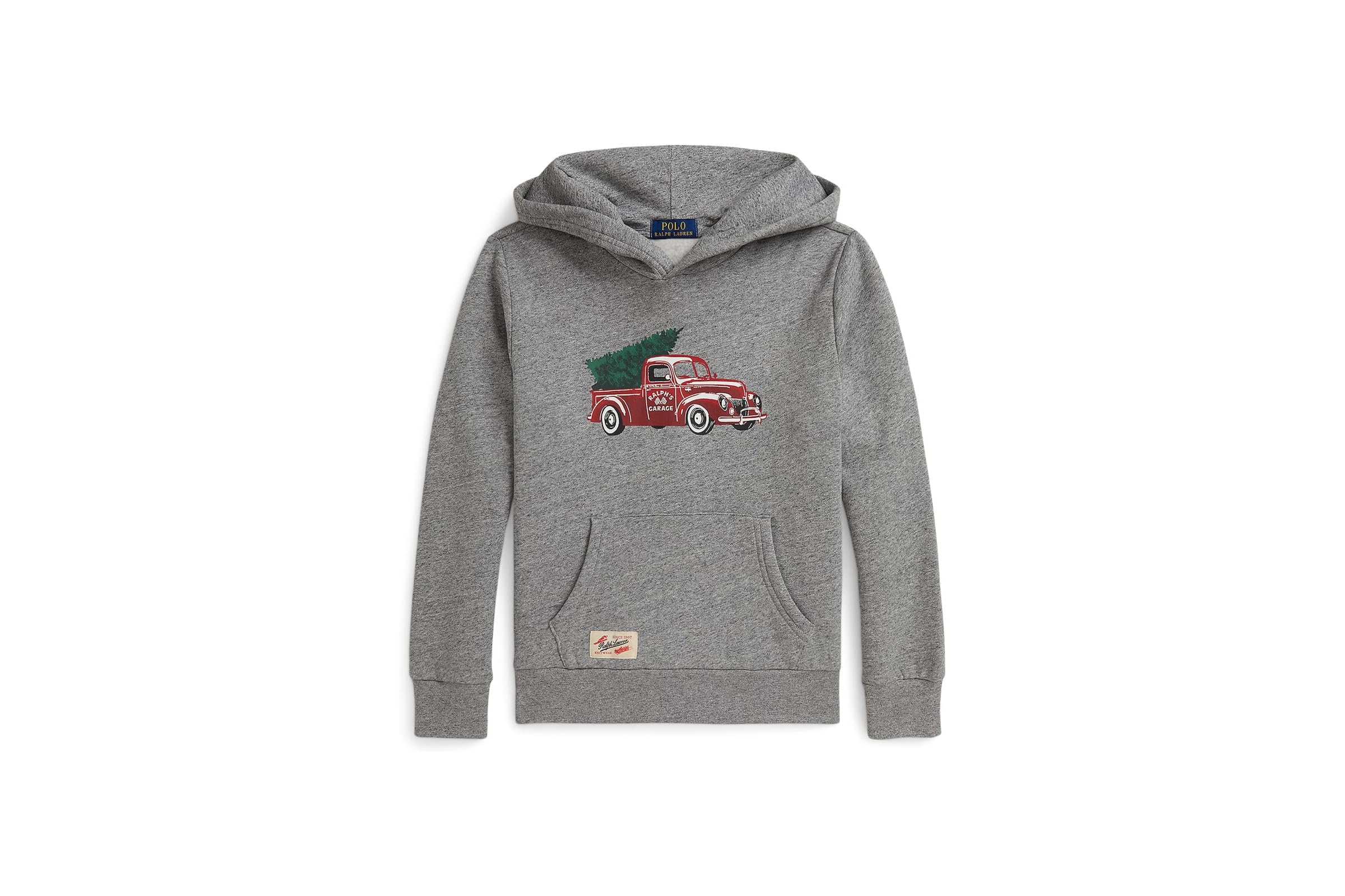 Мужская толстовка Polo Ralph Lauren Kids Truck-Print Fleece Hoodie Big Kid 9190₽