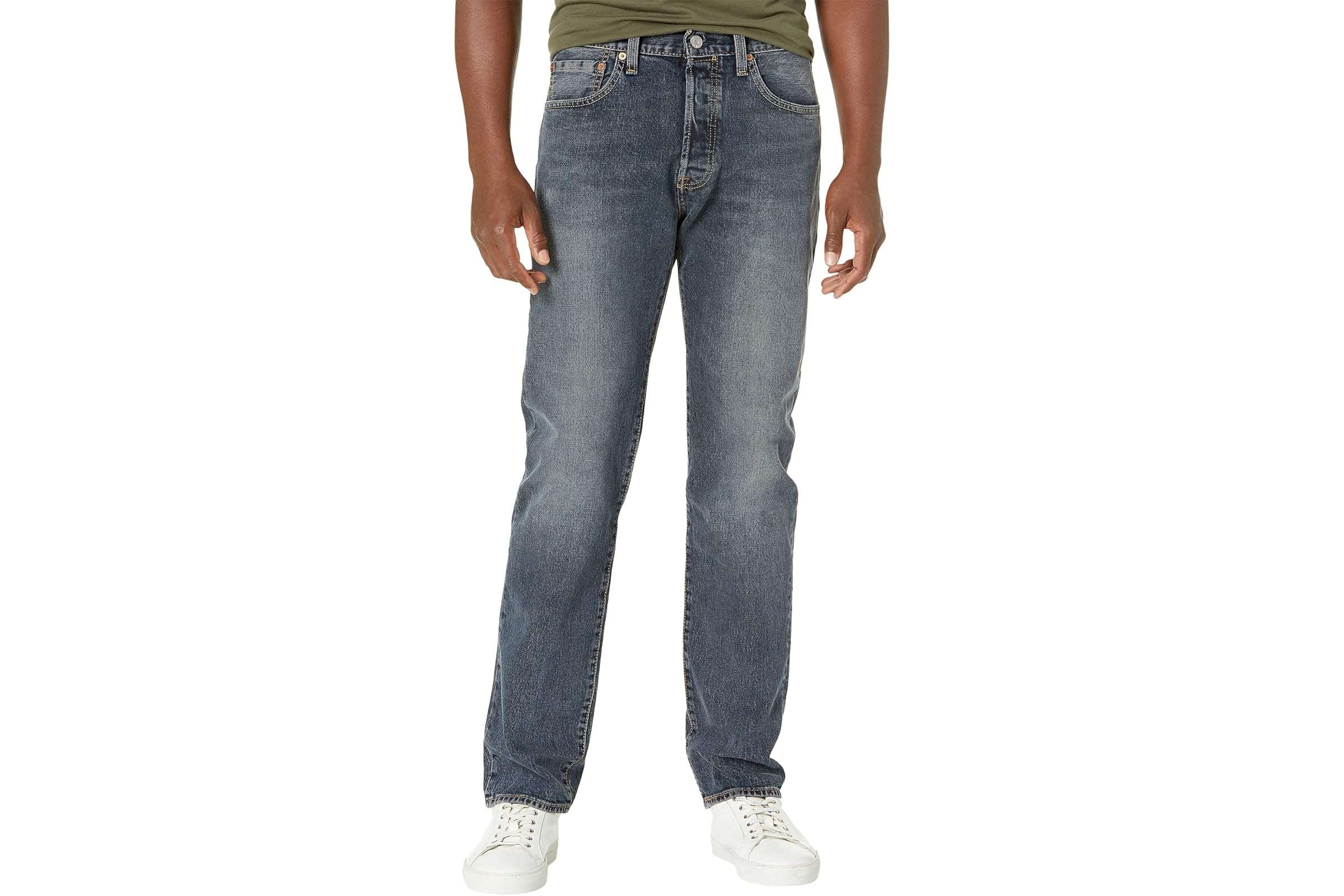 Levis Mens 501 Original Shrink-to-Fit Jeans