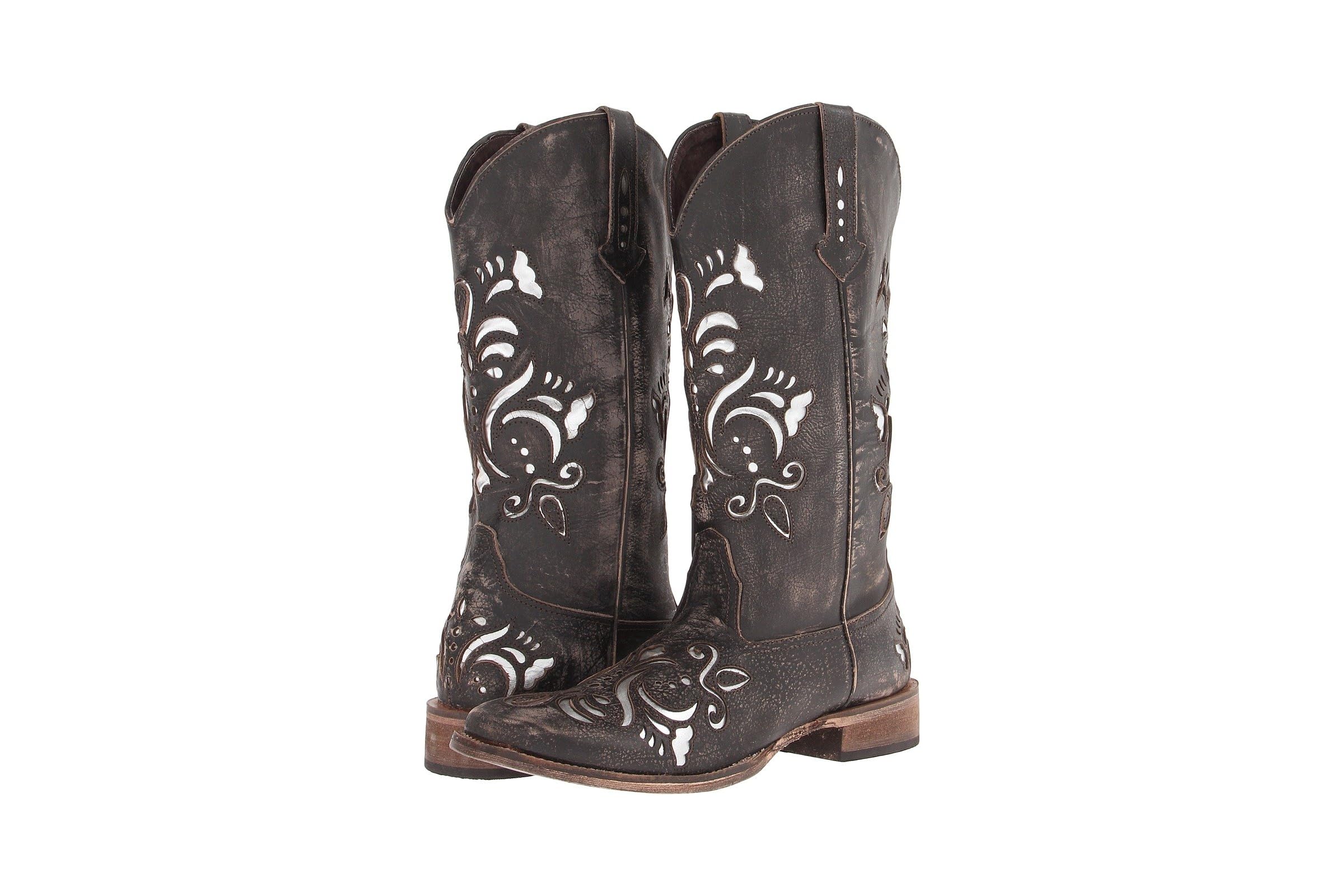 Roper Laser Cut Metallic Underlay Boot