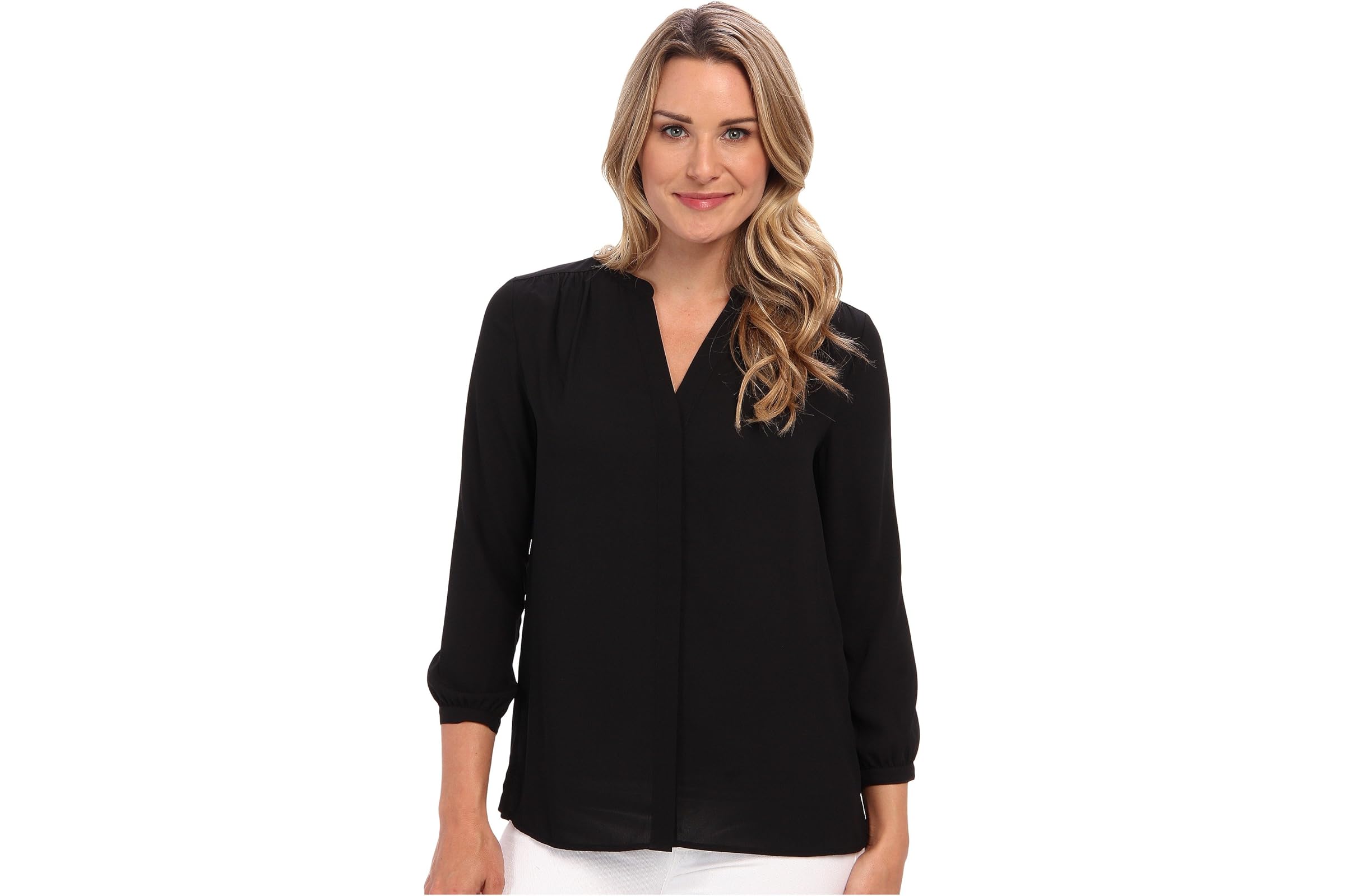 NYDJ Blouse w/ Pleated Back