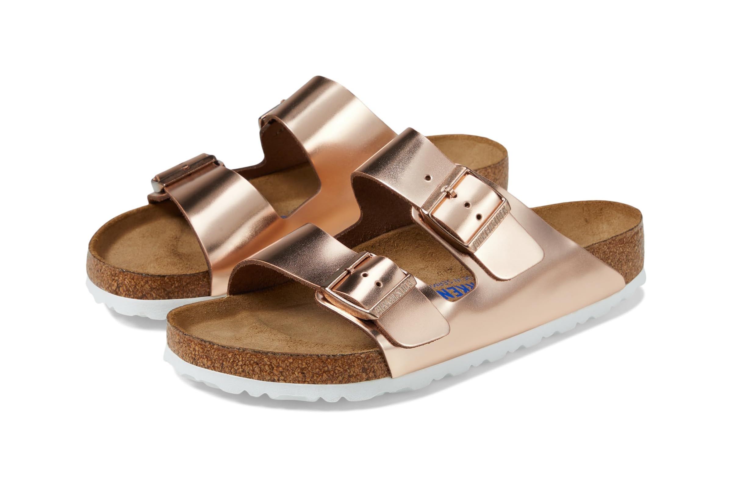 Birkenstock Arizona Soft Footbed - Metallic Leather